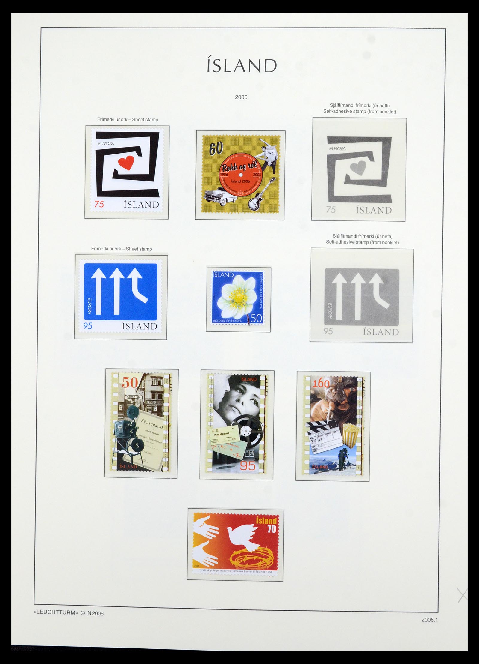36705 119 - Postzegelverzameling 36705 IJsland 1873-2011.