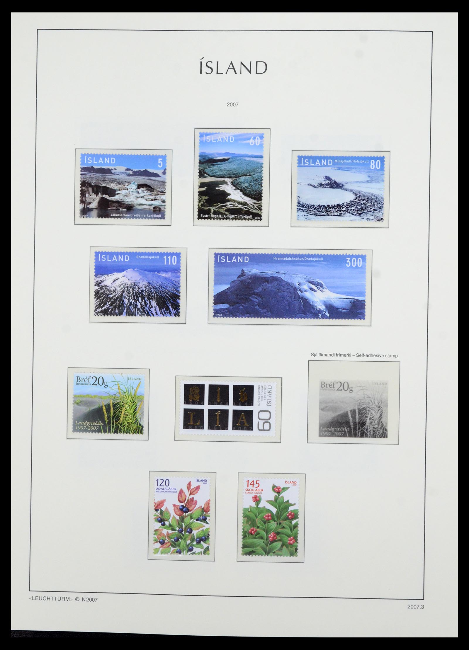 36705 125 - Stamp collection 36705 Iceland 1873-2011.