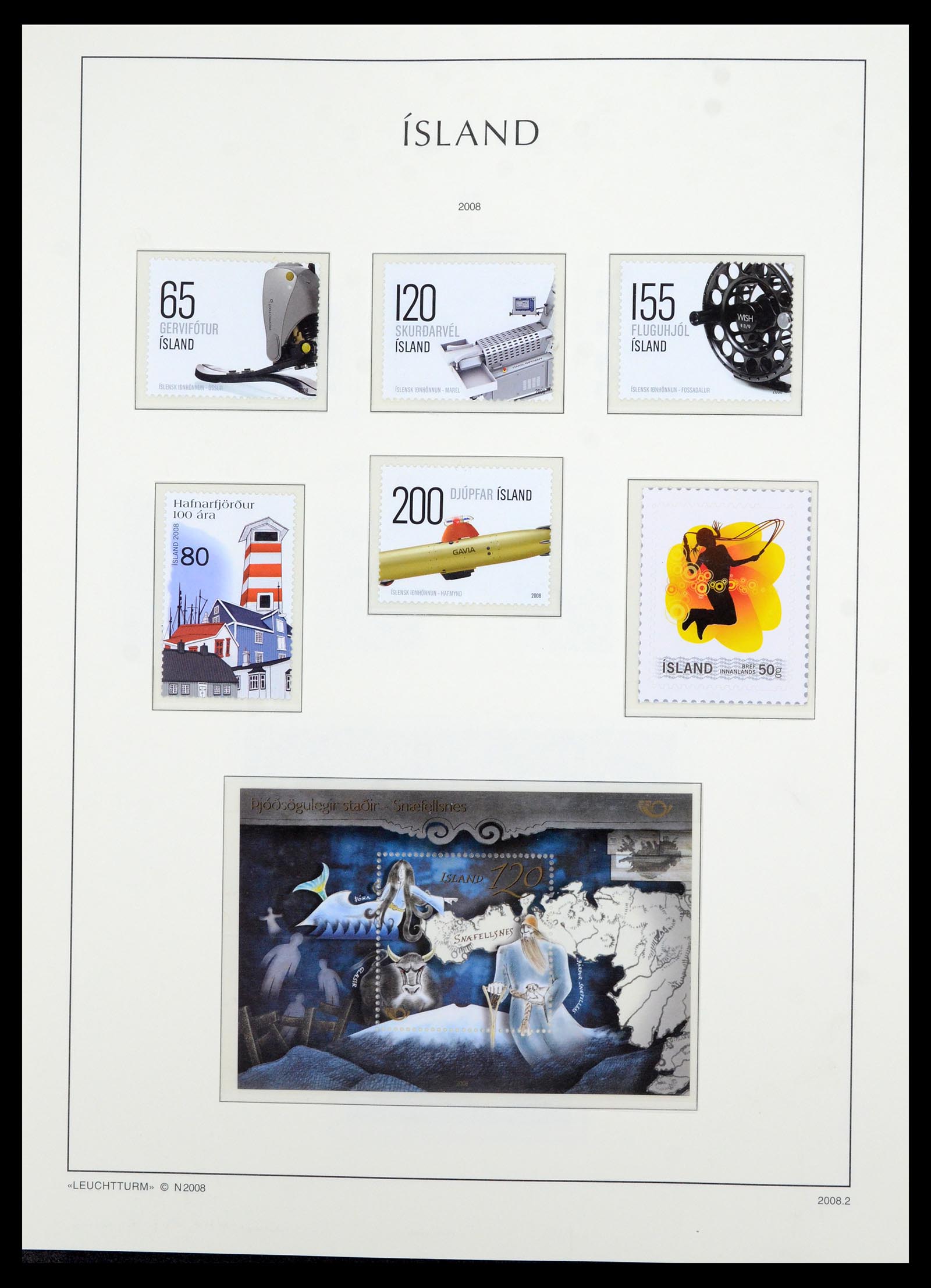 36705 128 - Postzegelverzameling 36705 IJsland 1873-2011.