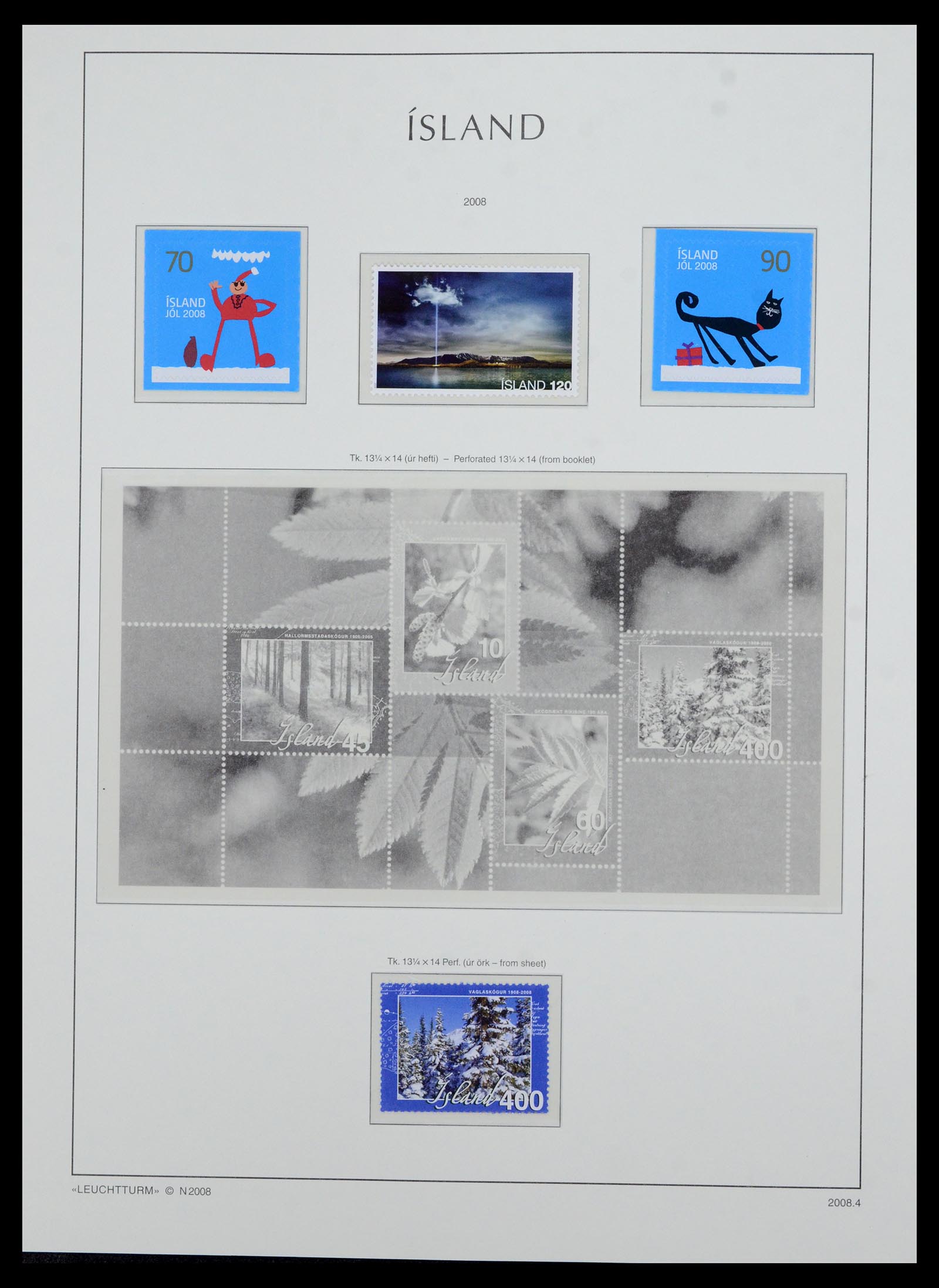 36705 130 - Postzegelverzameling 36705 IJsland 1873-2011.