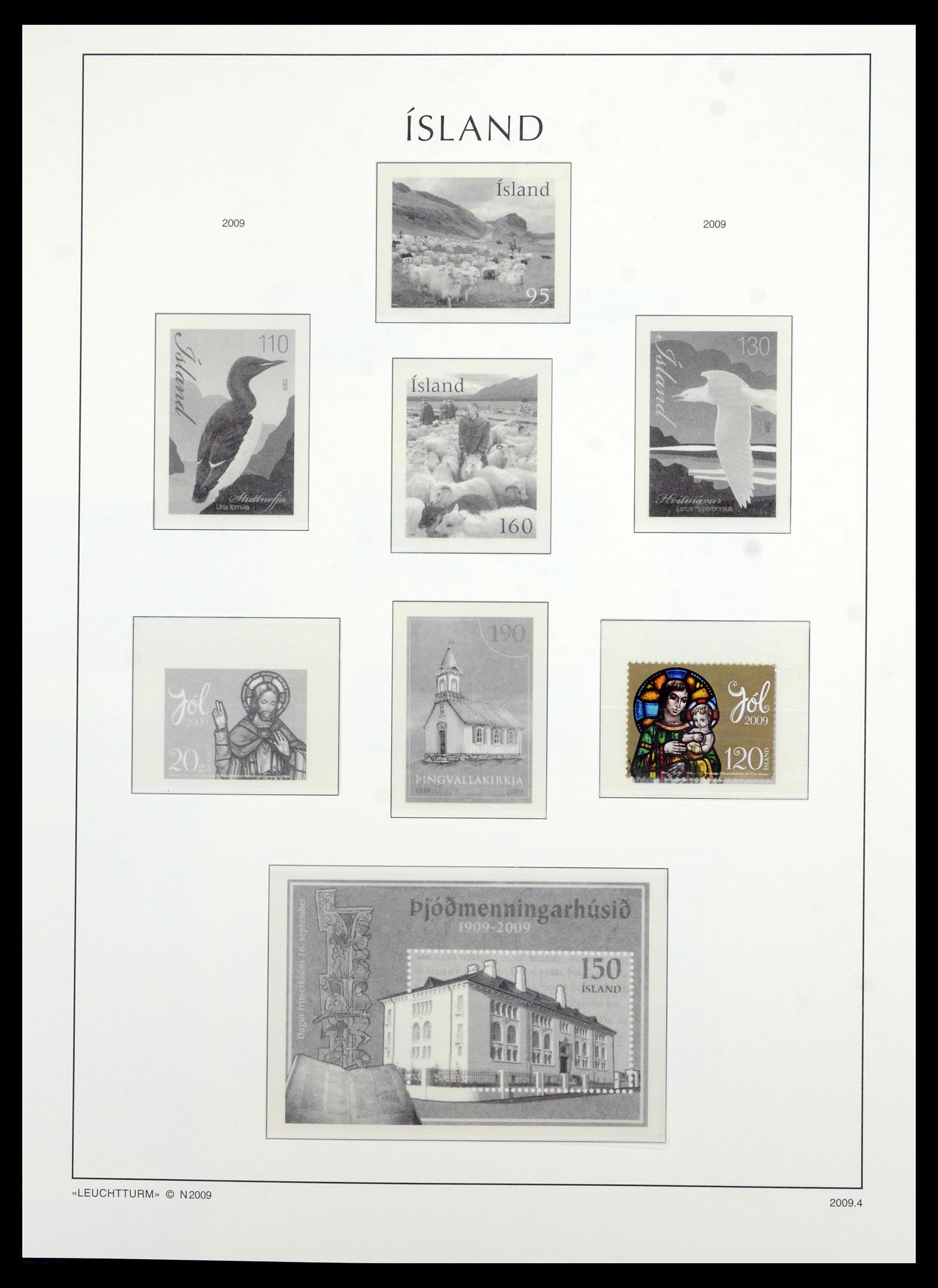36705 133 - Postzegelverzameling 36705 IJsland 1873-2011.