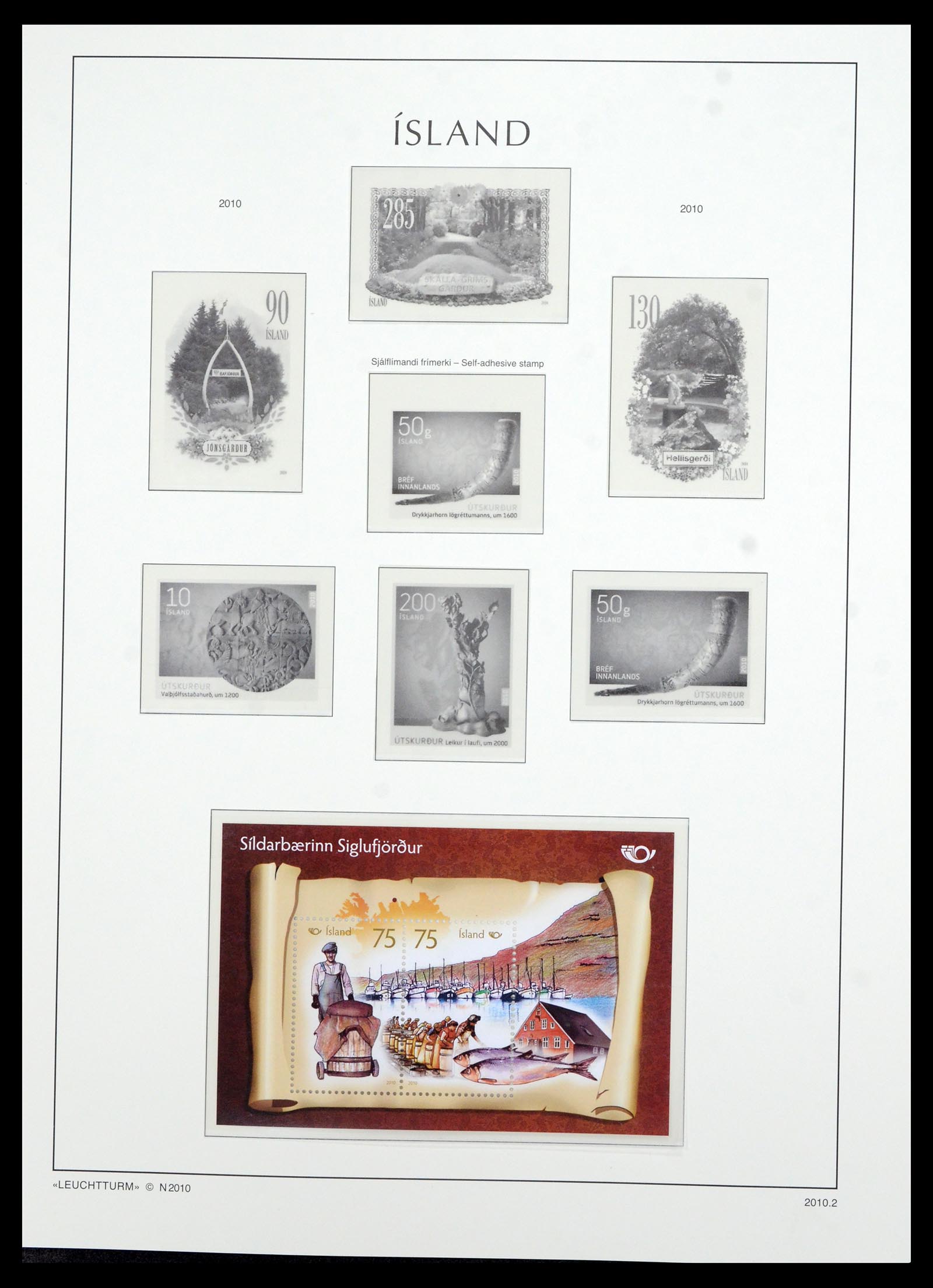 36705 135 - Postzegelverzameling 36705 IJsland 1873-2011.