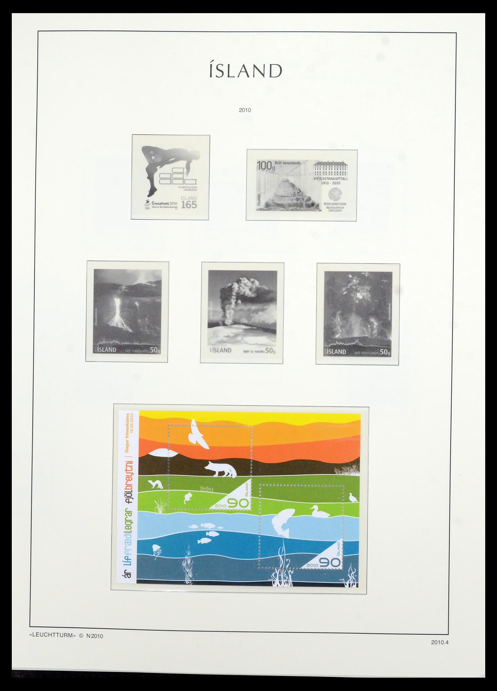 36705 137 - Postzegelverzameling 36705 IJsland 1873-2011.