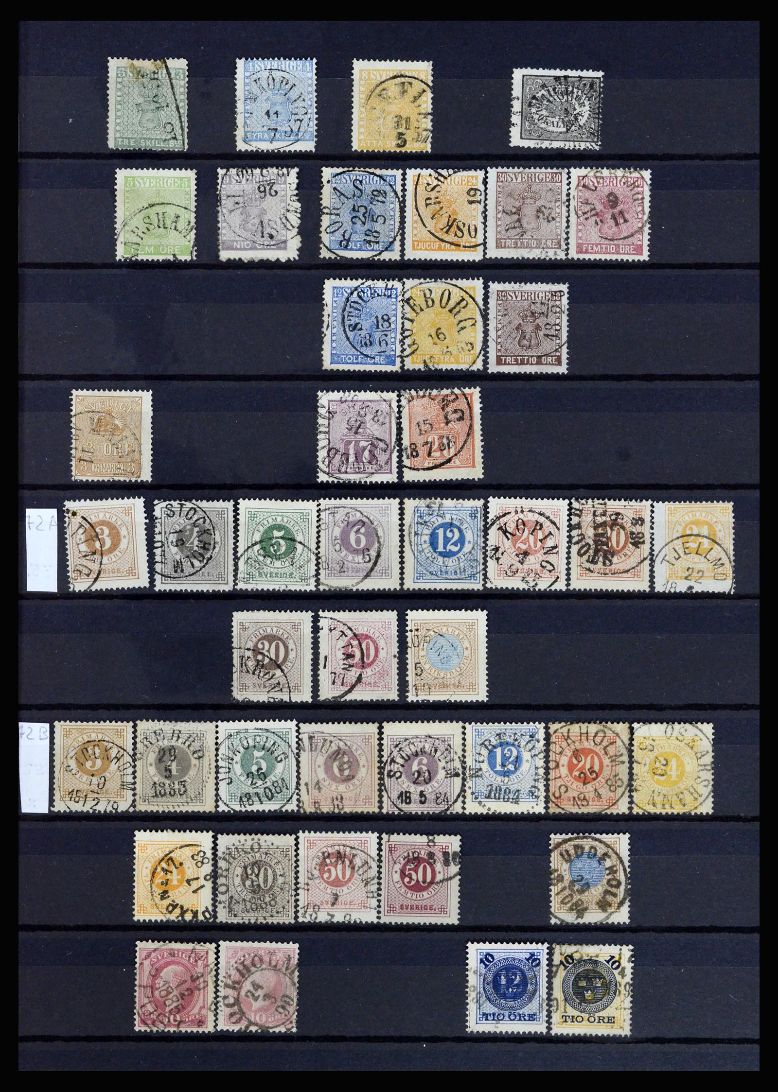 36706 003 - Postzegelverzameling 36706 Zweden 1855-2013.