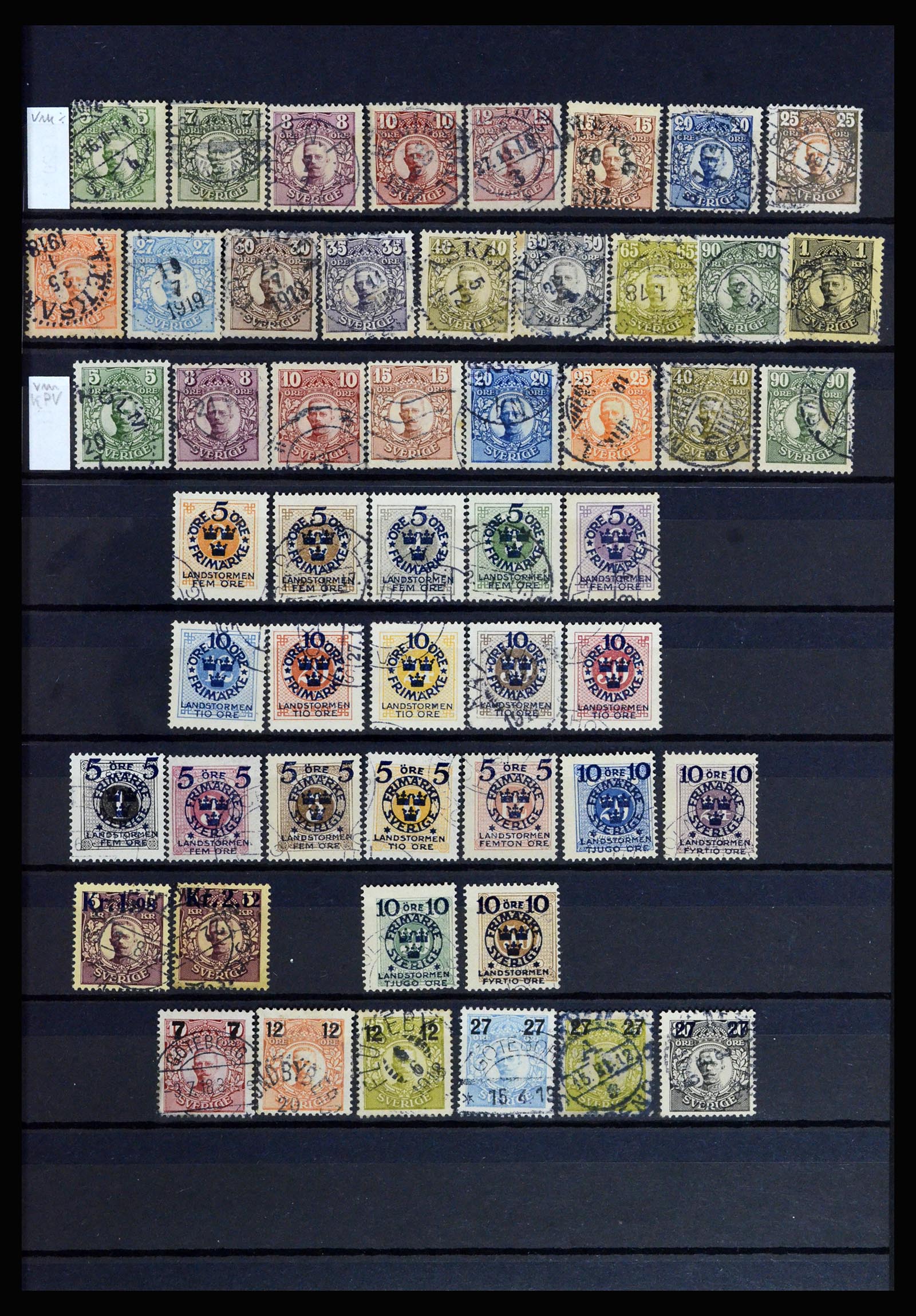 36706 005 - Postzegelverzameling 36706 Zweden 1855-2013.