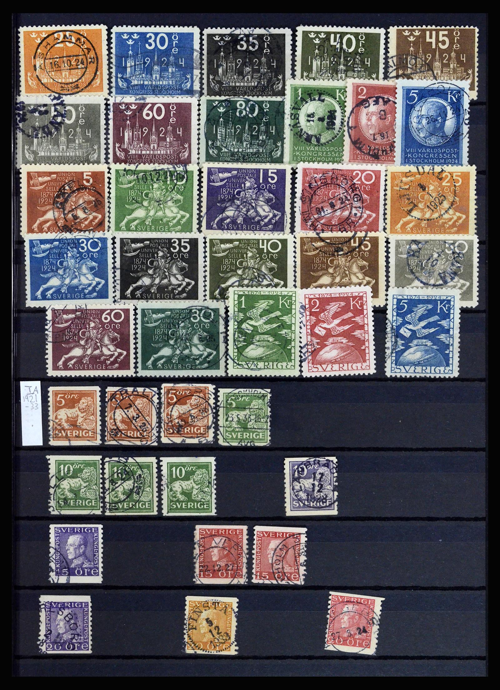 36706 007 - Postzegelverzameling 36706 Zweden 1855-2013.