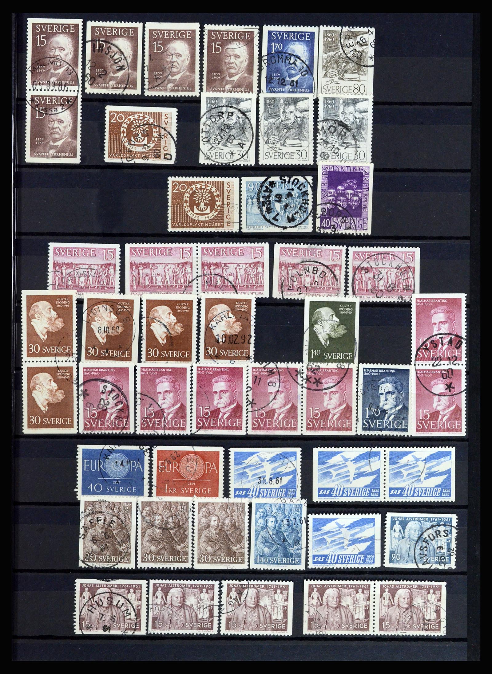 36706 021 - Postzegelverzameling 36706 Zweden 1855-2013.