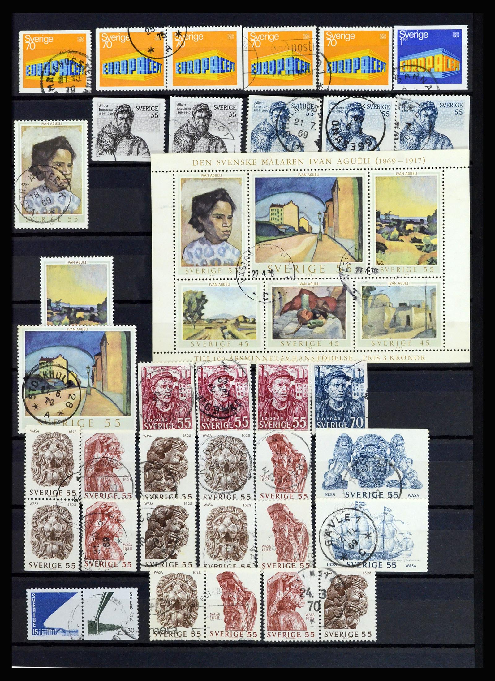 36706 031 - Postzegelverzameling 36706 Zweden 1855-2013.