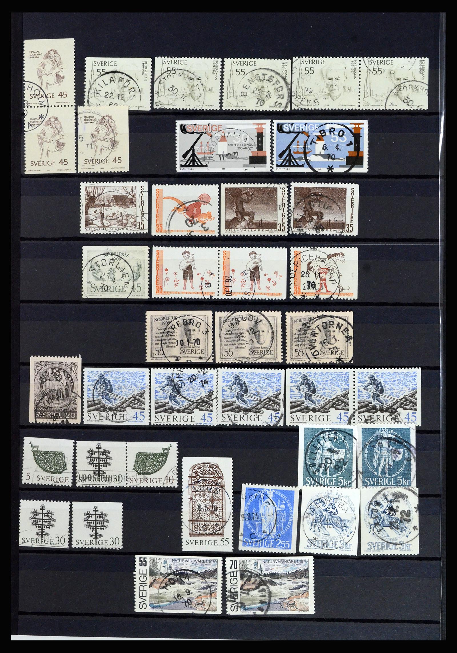 36706 032 - Postzegelverzameling 36706 Zweden 1855-2013.