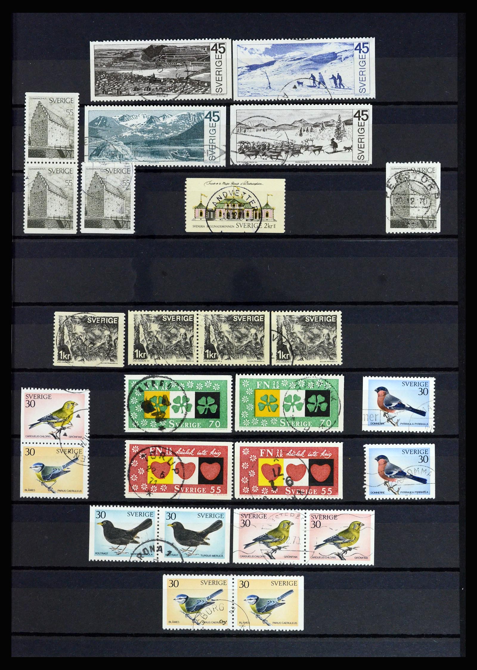 36706 033 - Postzegelverzameling 36706 Zweden 1855-2013.