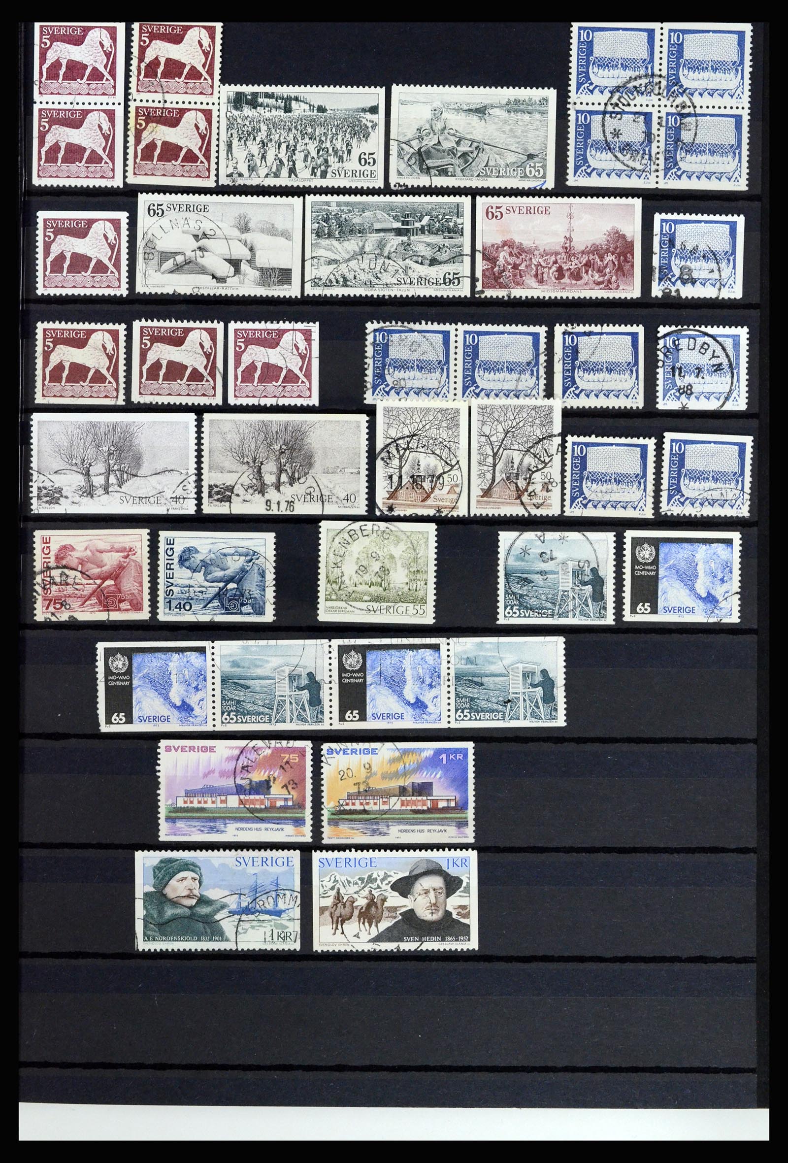 36706 039 - Postzegelverzameling 36706 Zweden 1855-2013.