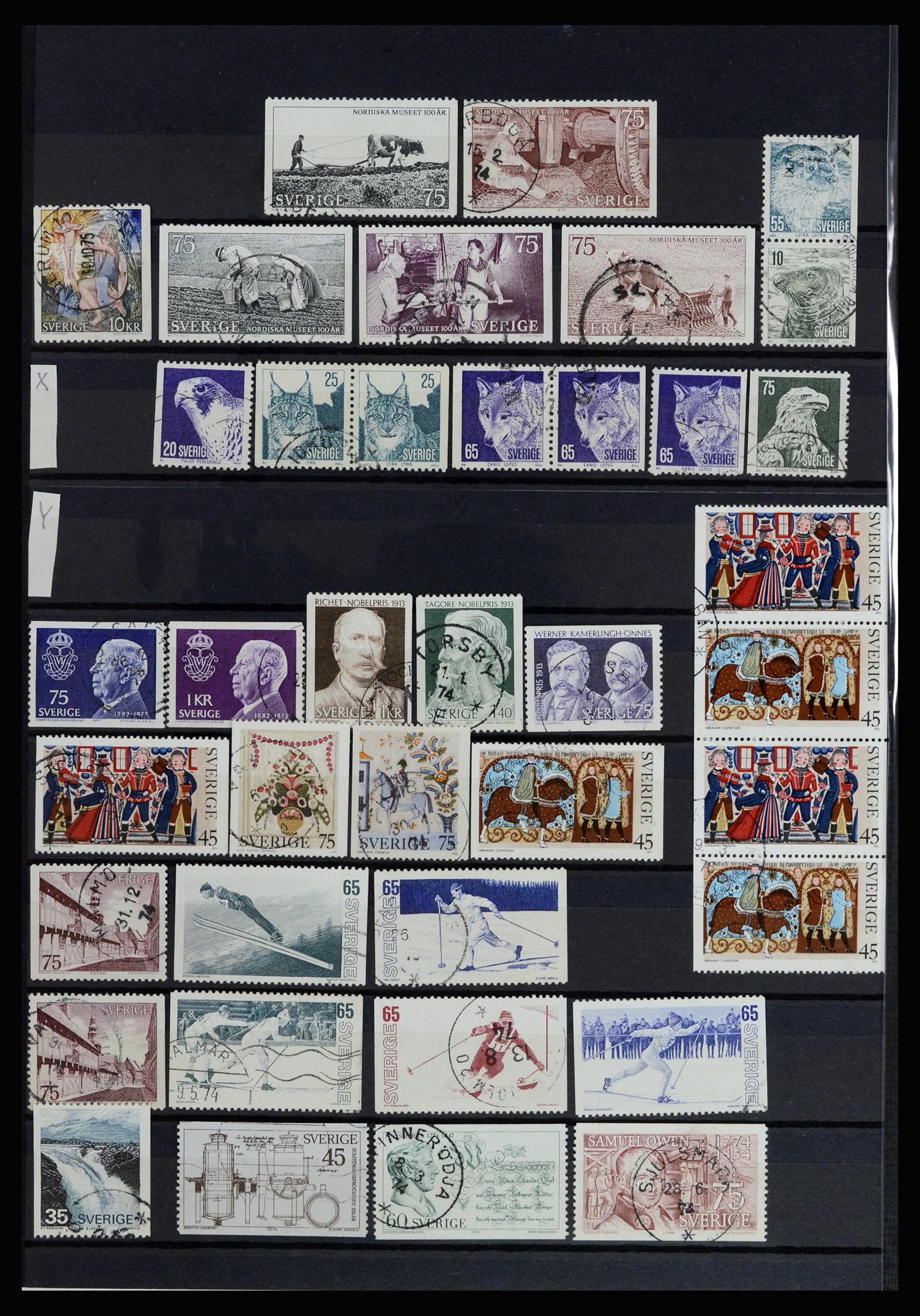 36706 040 - Postzegelverzameling 36706 Zweden 1855-2013.