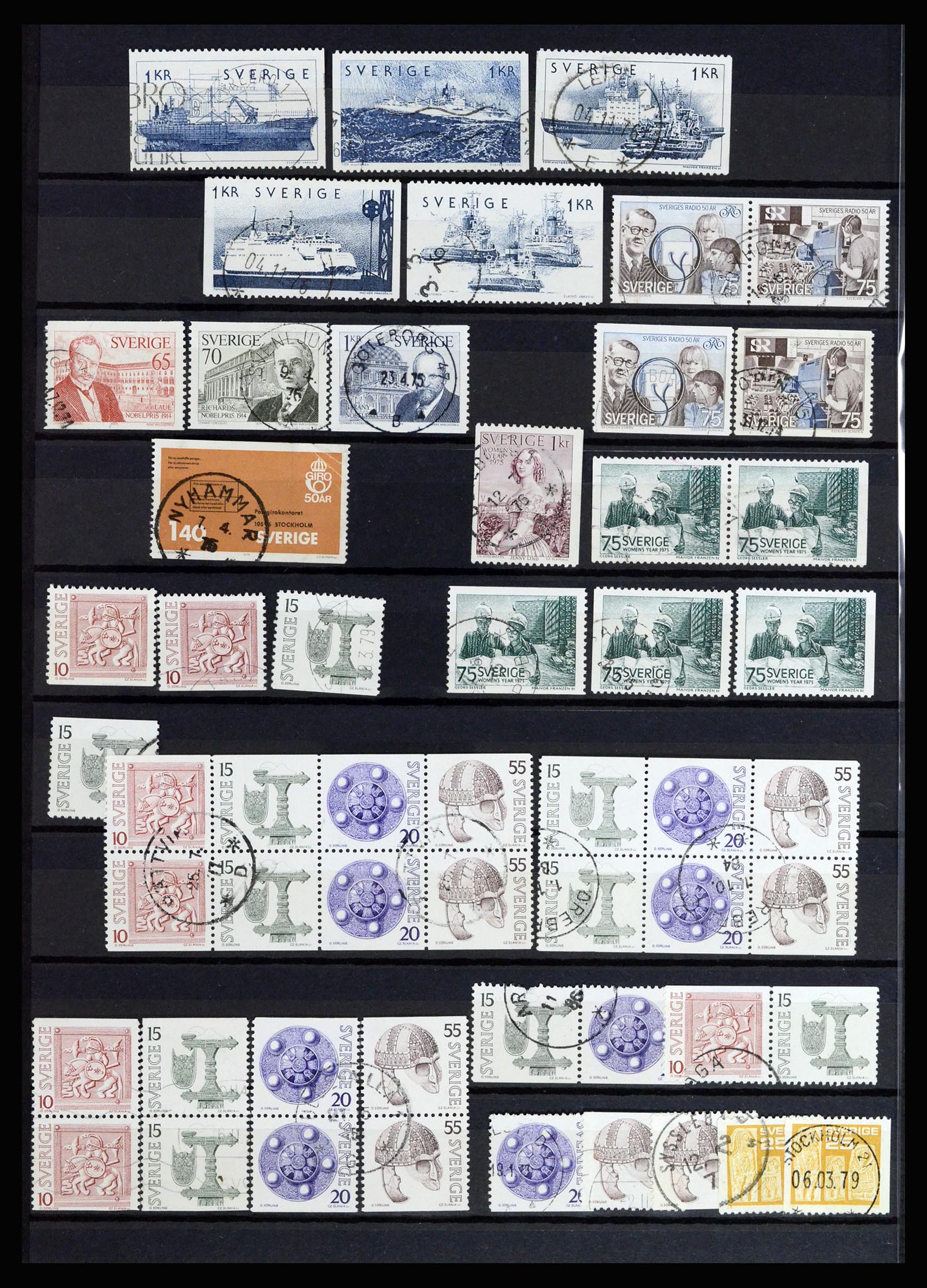36706 044 - Postzegelverzameling 36706 Zweden 1855-2013.