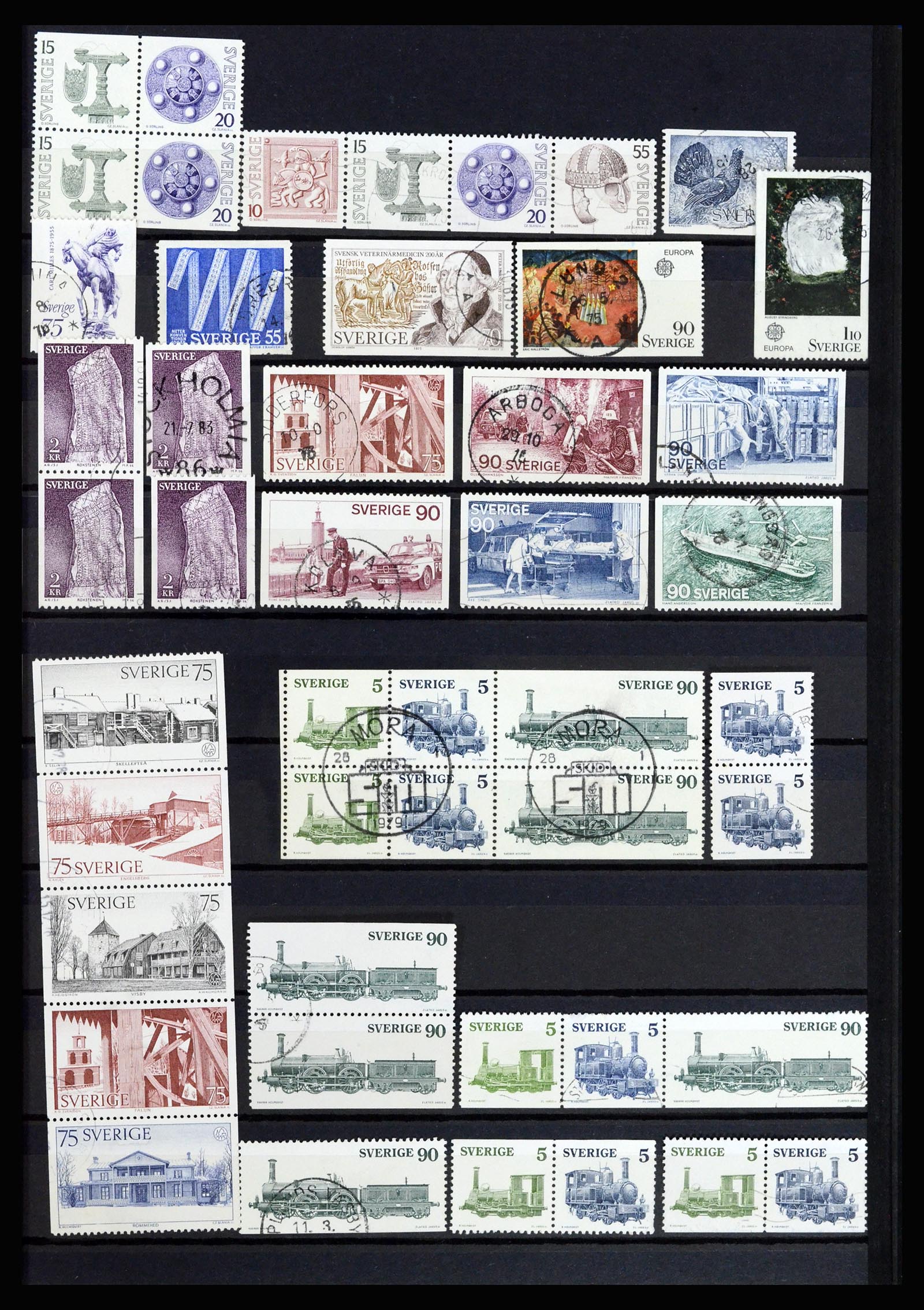 36706 045 - Postzegelverzameling 36706 Zweden 1855-2013.