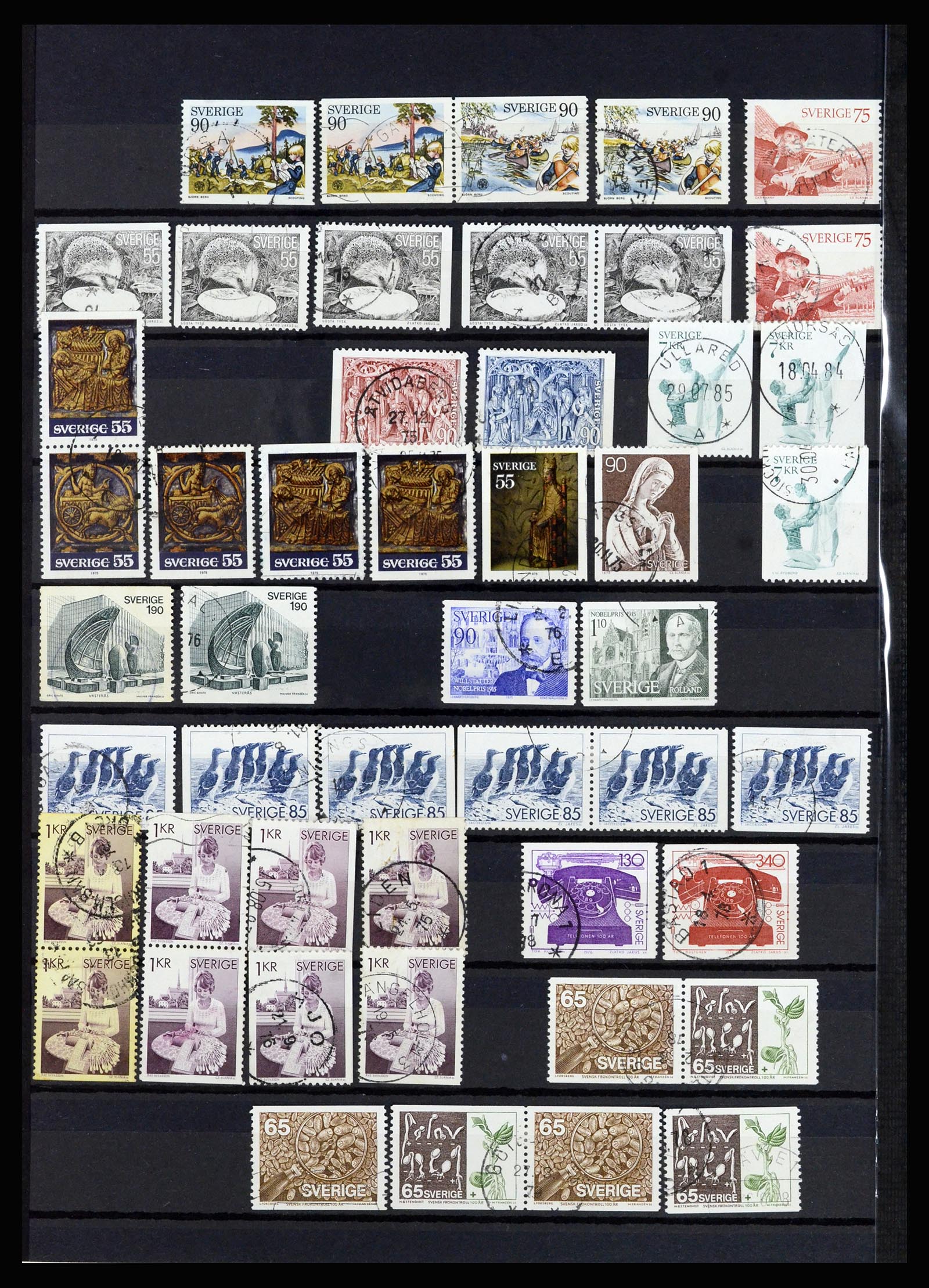 36706 046 - Postzegelverzameling 36706 Zweden 1855-2013.