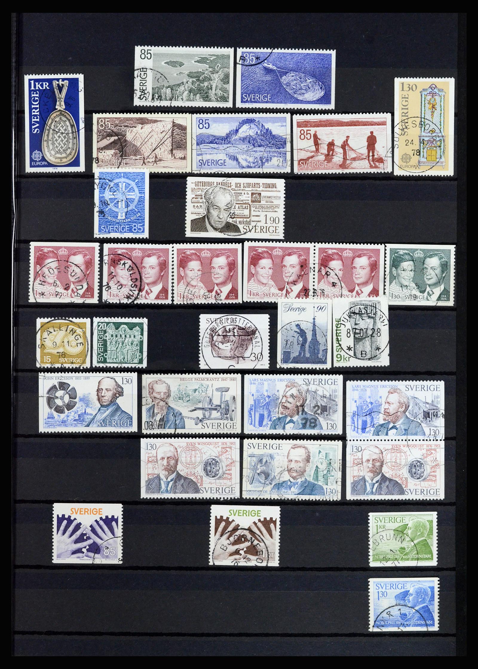 36706 047 - Postzegelverzameling 36706 Zweden 1855-2013.