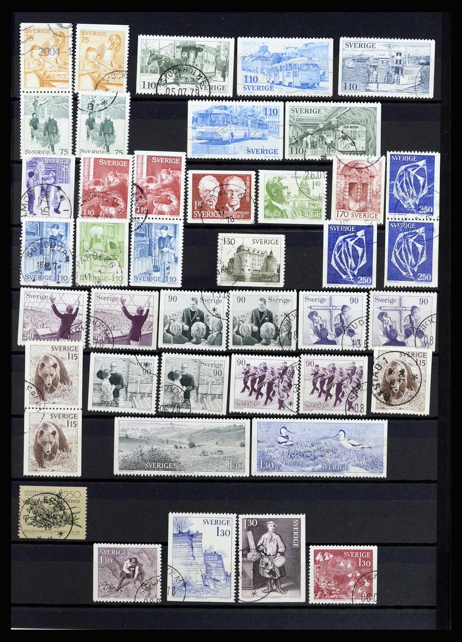 36706 049 - Postzegelverzameling 36706 Zweden 1855-2013.