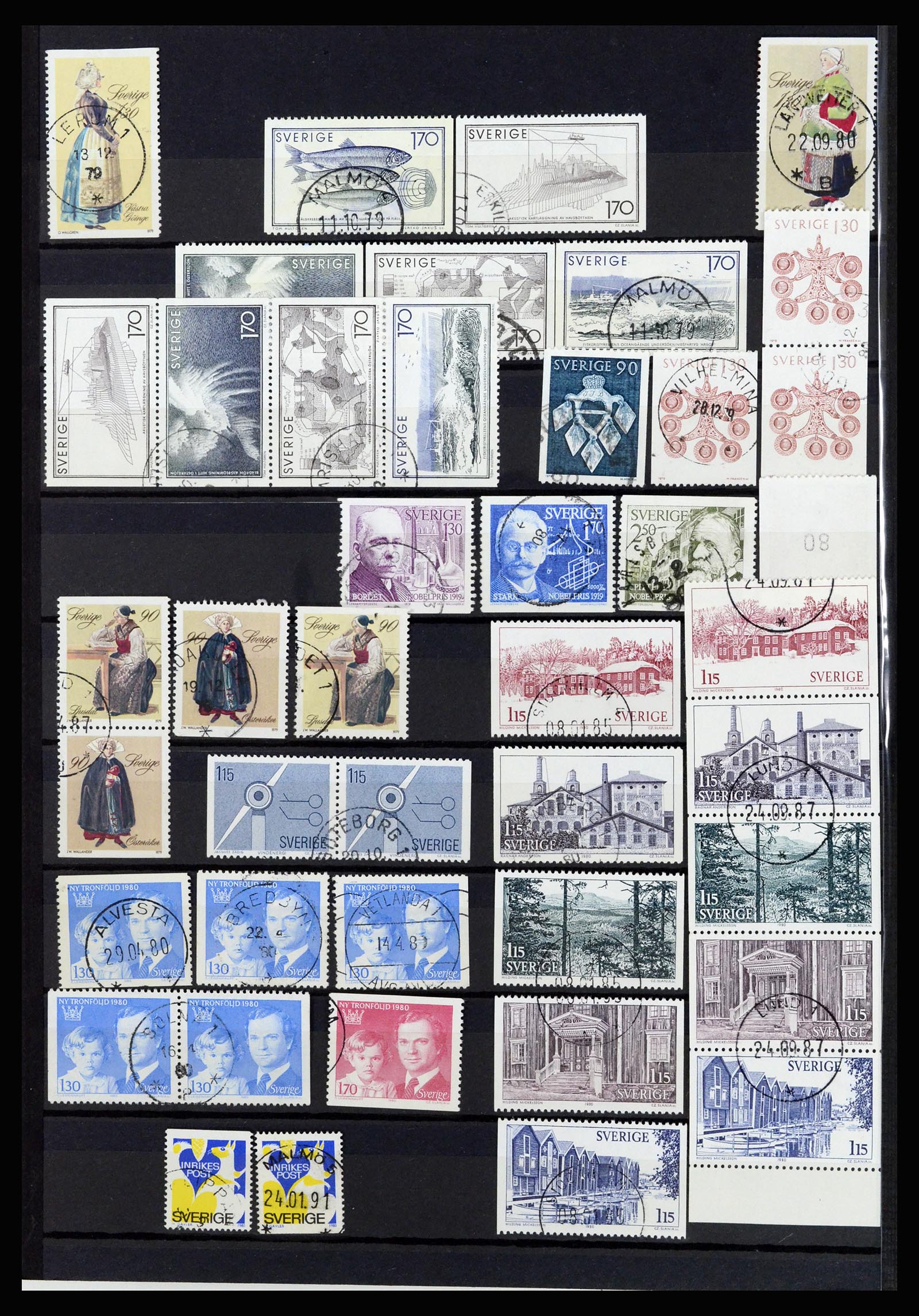 36706 052 - Postzegelverzameling 36706 Zweden 1855-2013.