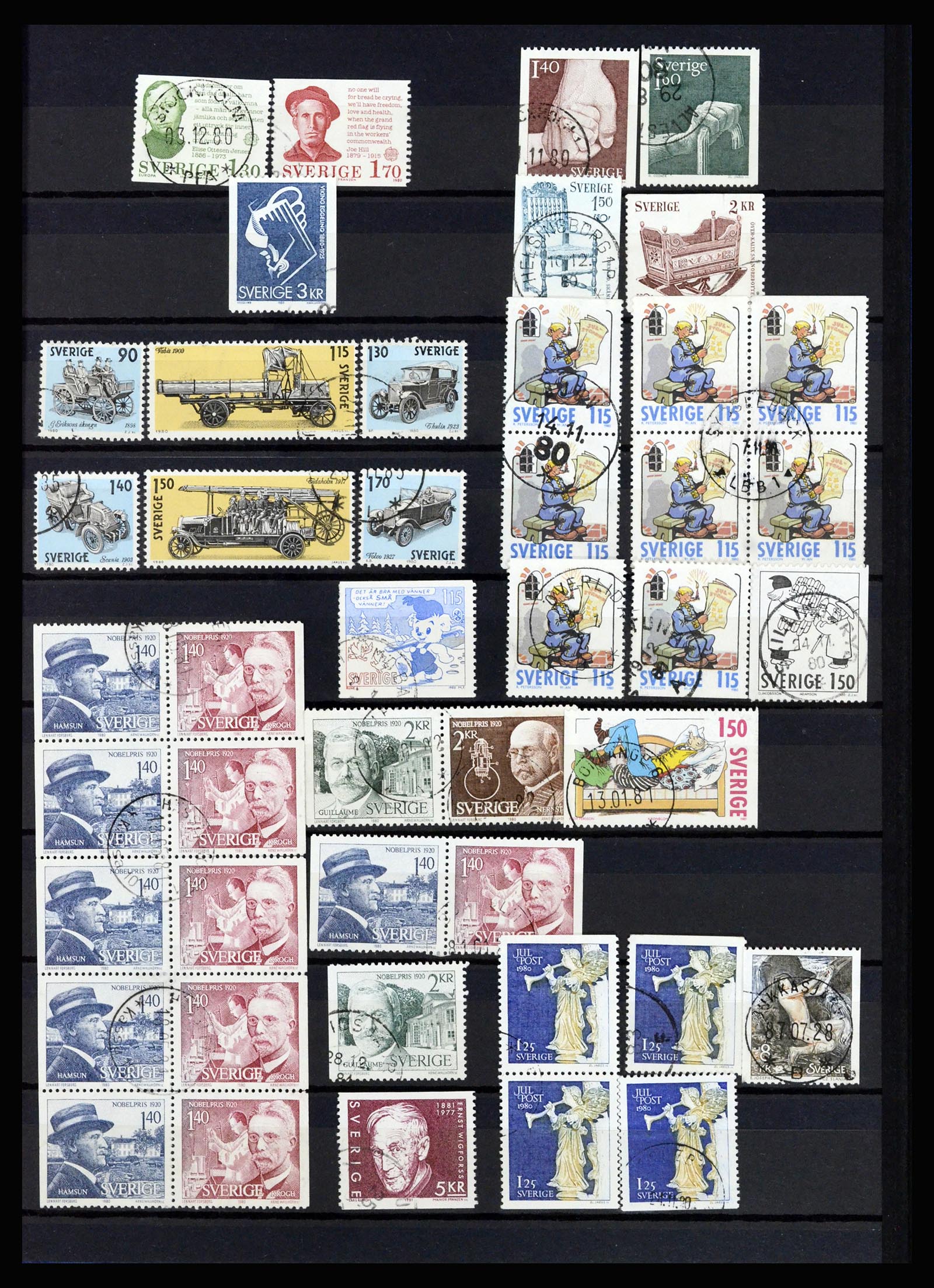 36706 053 - Postzegelverzameling 36706 Zweden 1855-2013.
