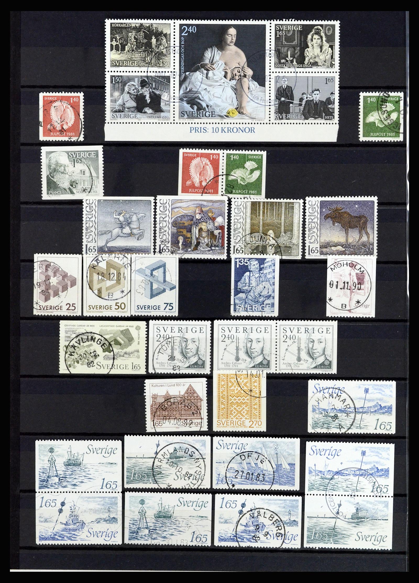 36706 056 - Stamp collection 36706 Sweden 1855-2013.