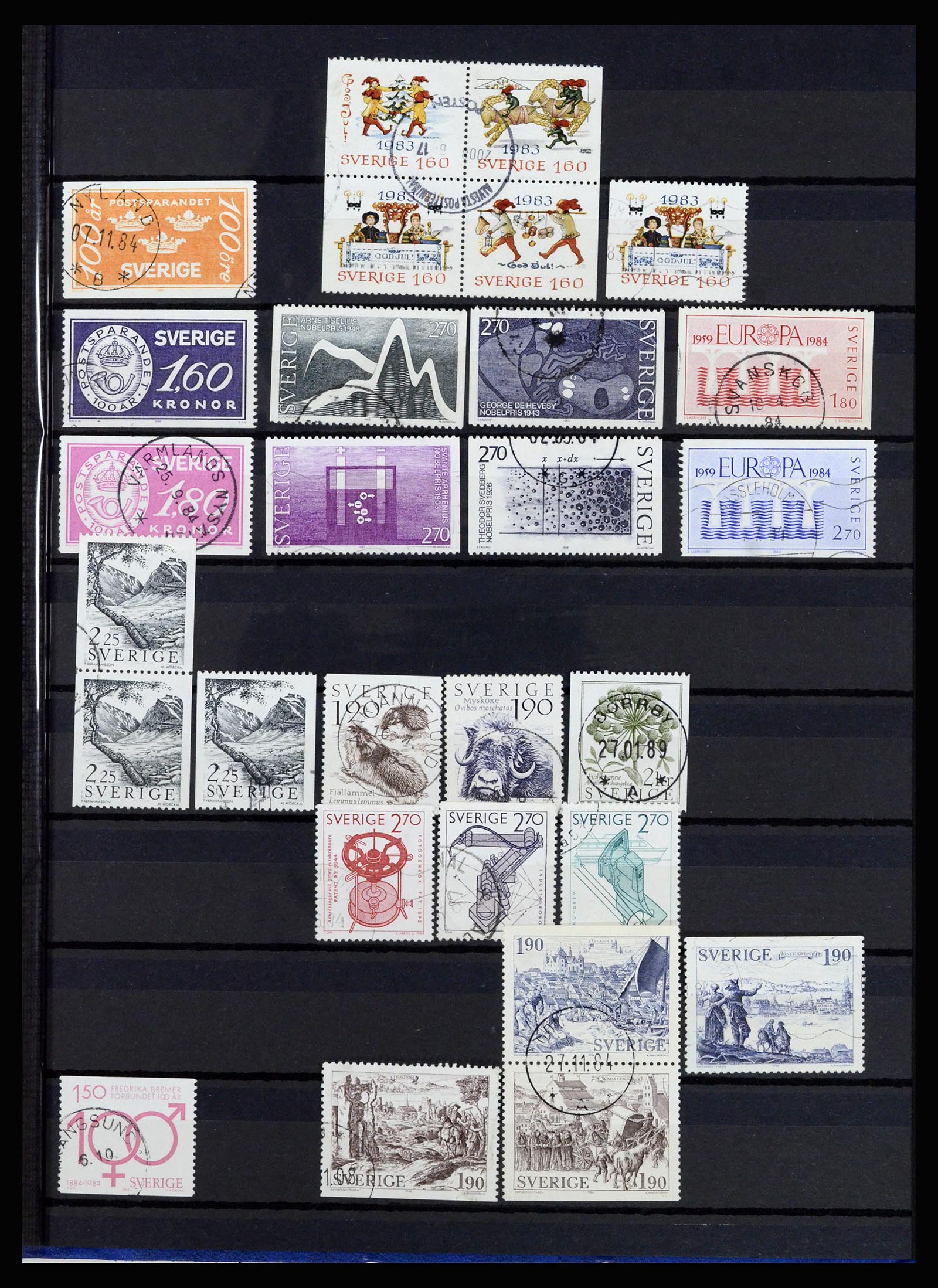36706 059 - Postzegelverzameling 36706 Zweden 1855-2013.