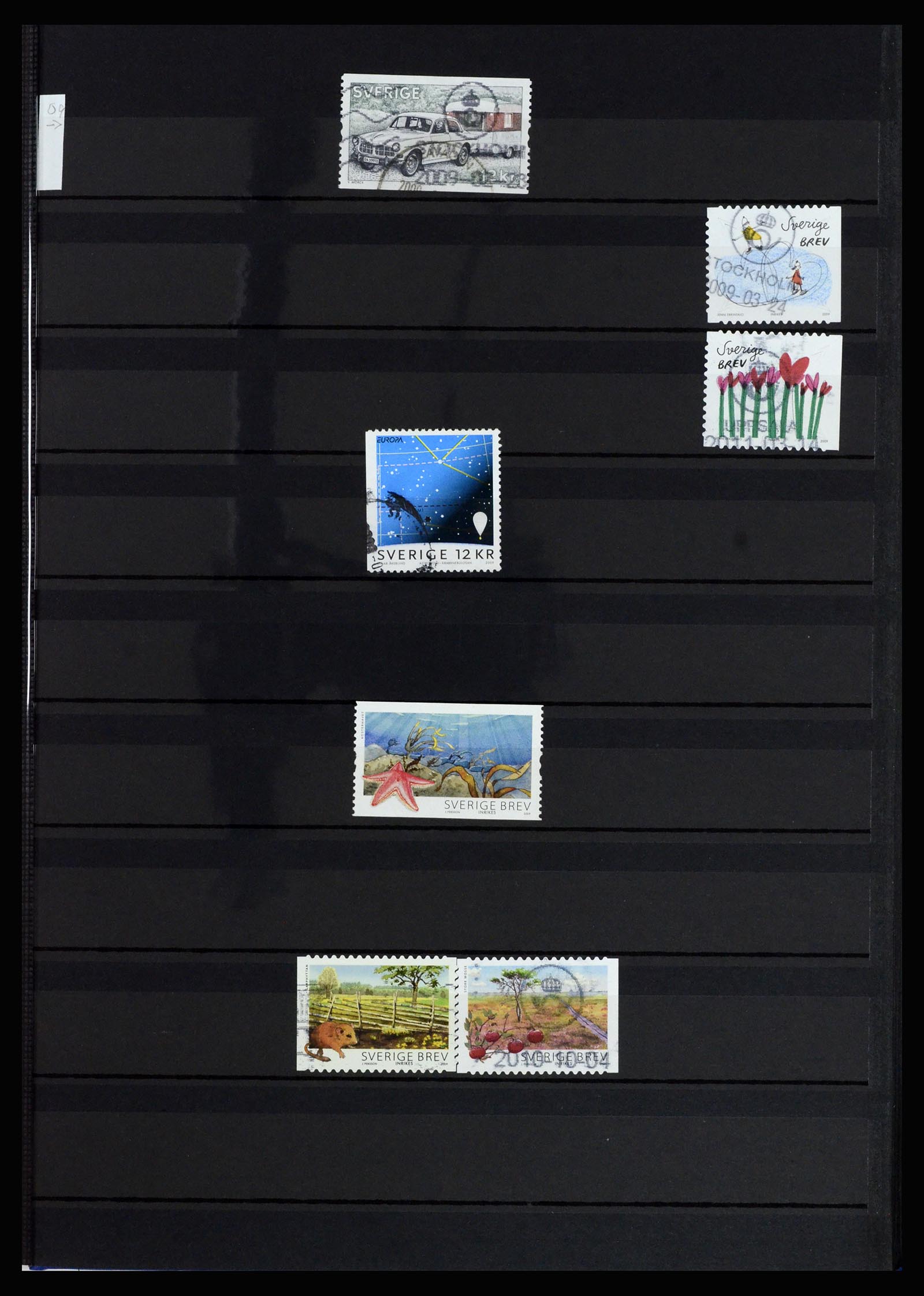 36706 102 - Postzegelverzameling 36706 Zweden 1855-2013.