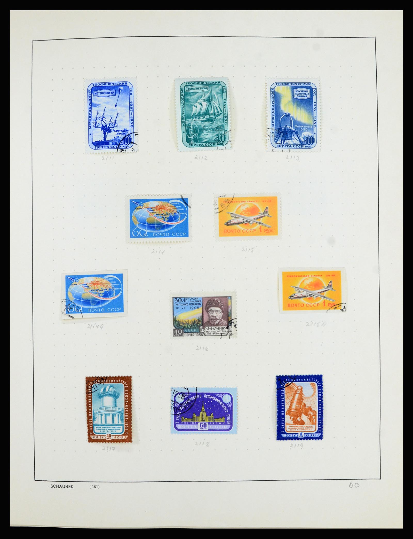 36711 029 - Postzegelverzameling 36711 Rusland 1956-1969.