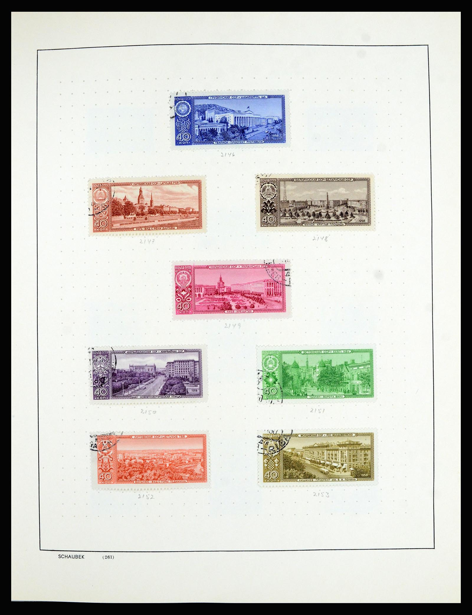 36711 035 - Postzegelverzameling 36711 Rusland 1956-1969.