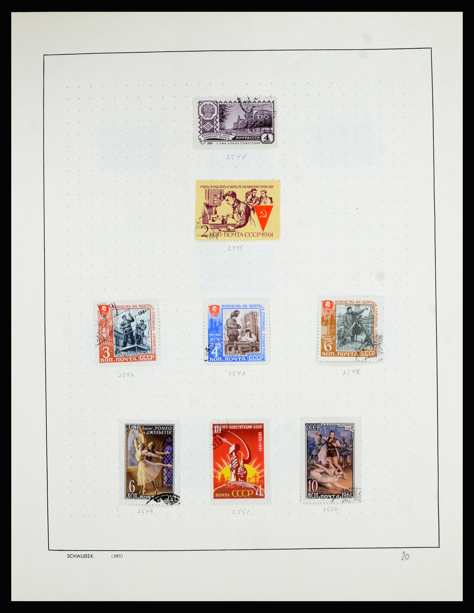 36711 085 - Postzegelverzameling 36711 Rusland 1956-1969.
