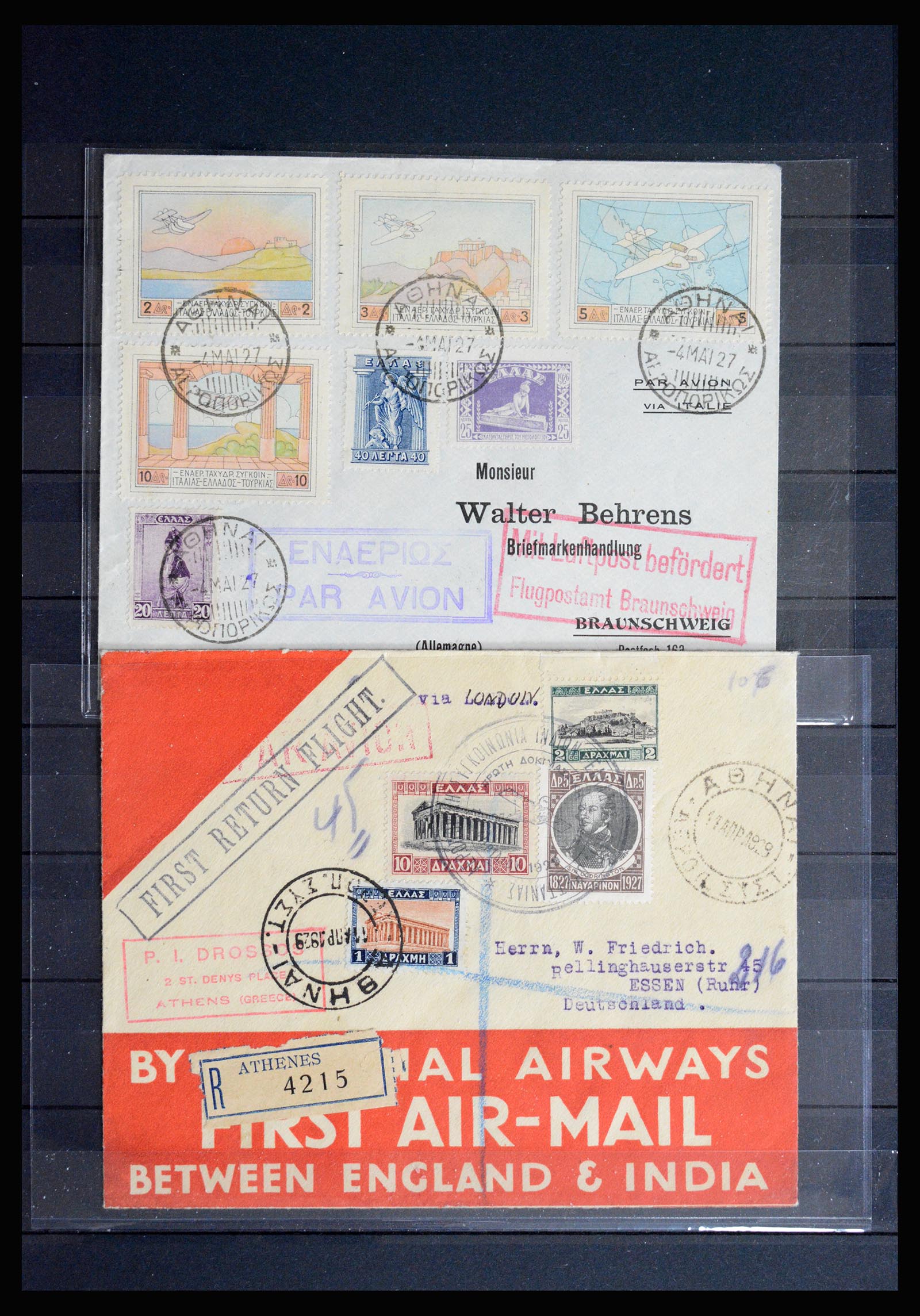 36718 001 - Postzegelverzameling 36718 Griekenland 1925-2013.