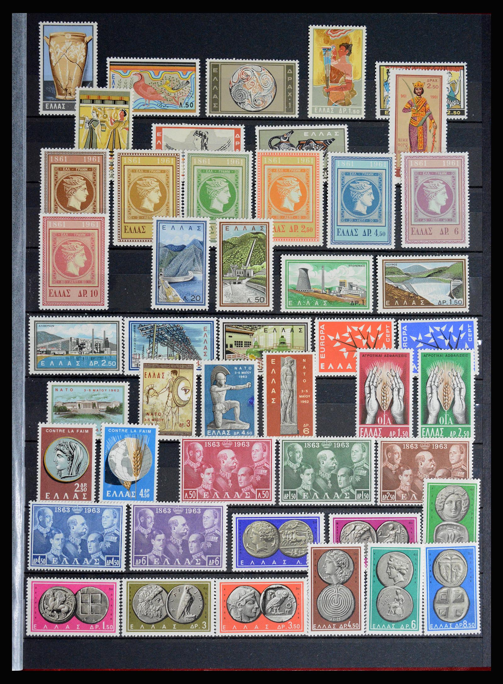 36718 011 - Postzegelverzameling 36718 Griekenland 1925-2013.