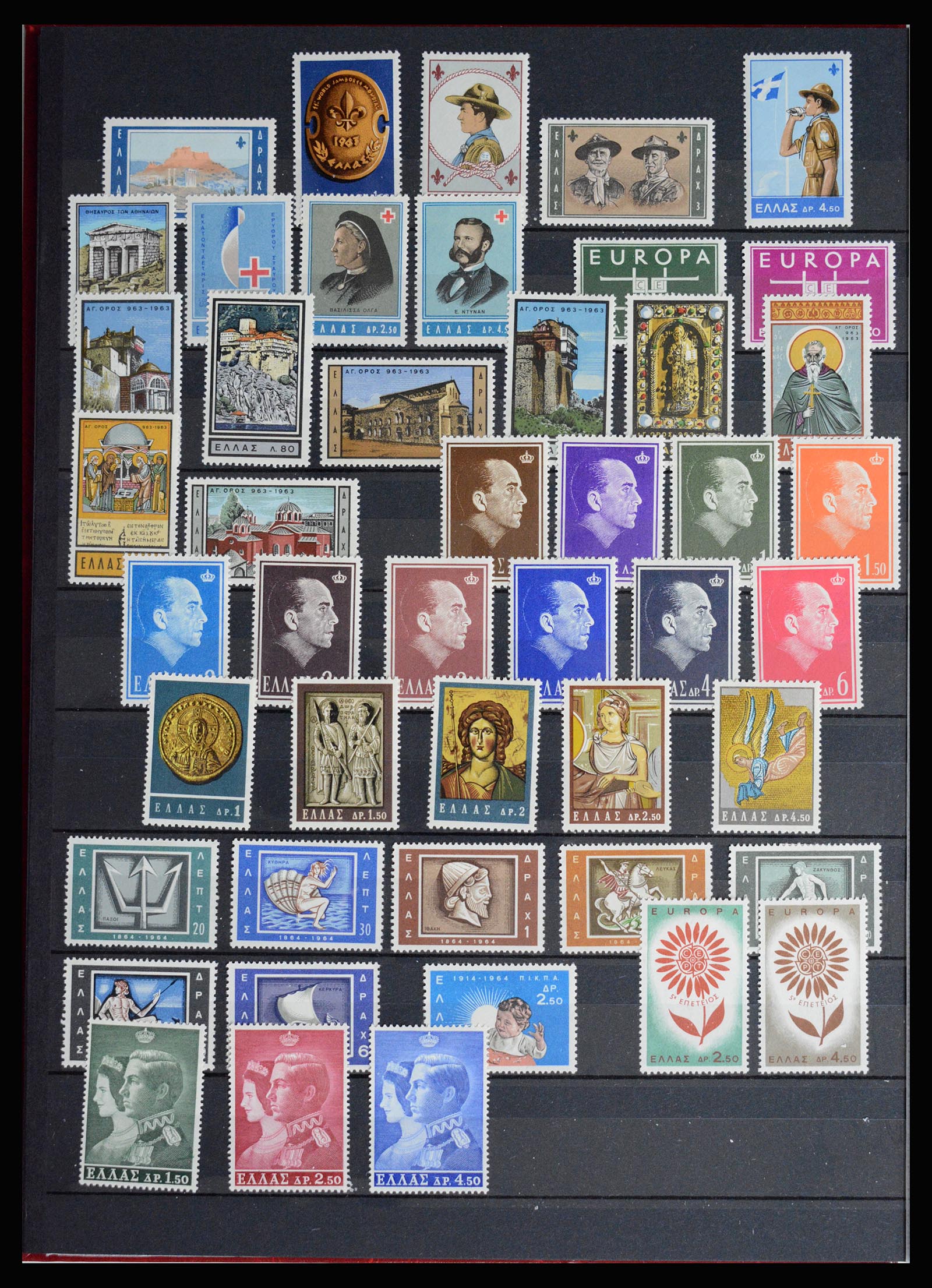 36718 012 - Postzegelverzameling 36718 Griekenland 1925-2013.