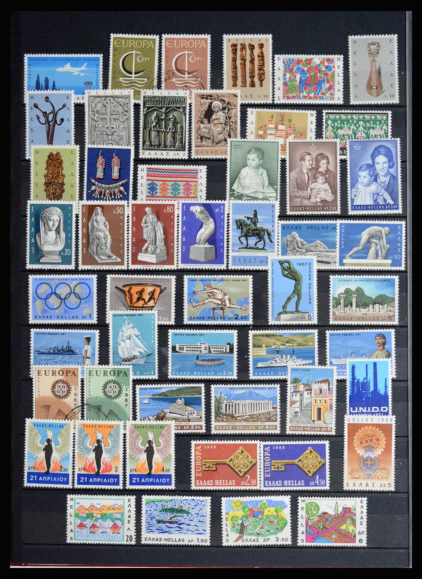36718 014 - Postzegelverzameling 36718 Griekenland 1925-2013.