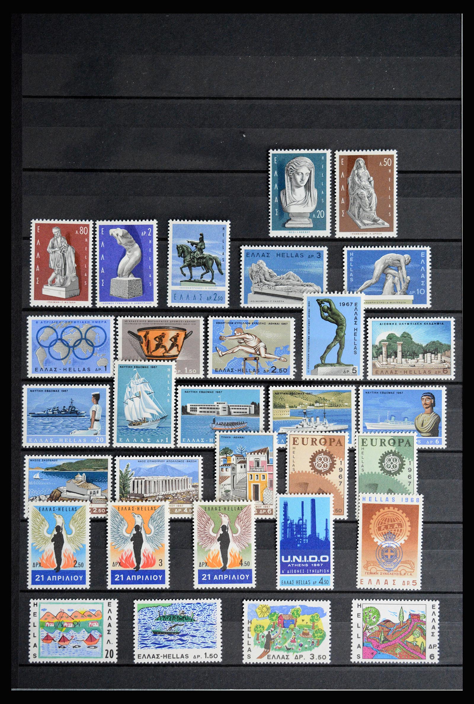 36718 113 - Postzegelverzameling 36718 Griekenland 1925-2013.