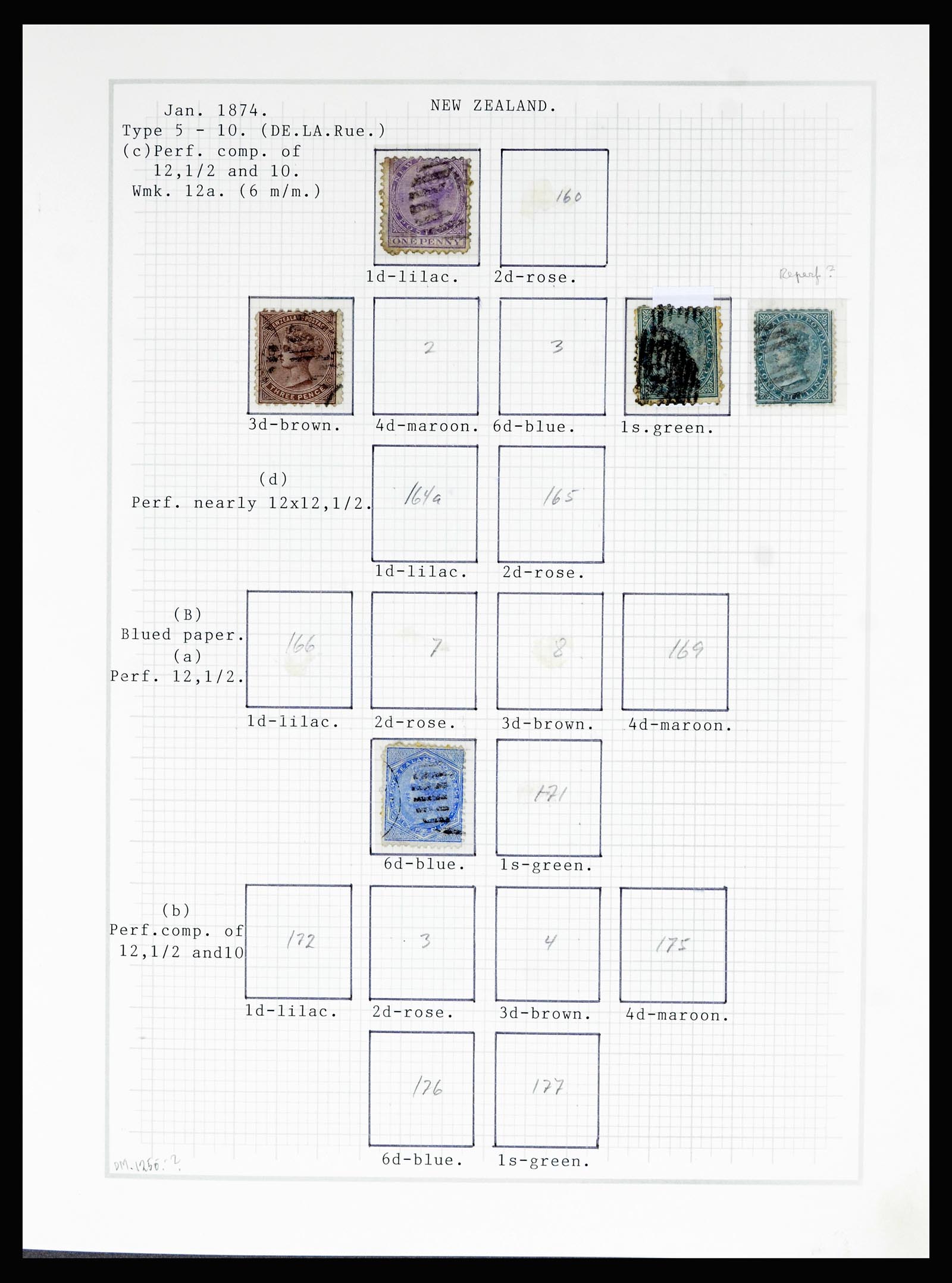 36720 009 - Postzegelverzameling 36720 Nieuw Zeeland 1855-1990.
