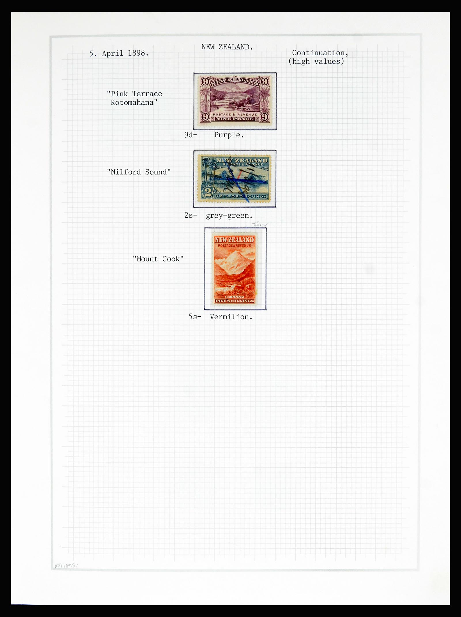 36720 018 - Stamp collection 36720 New Zealand 1855-1990.