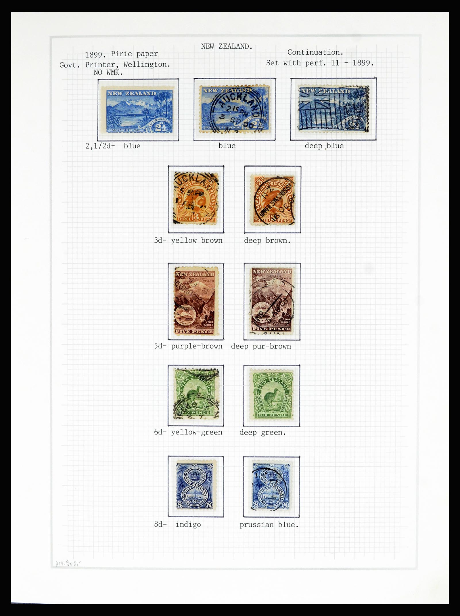 36720 019 - Postzegelverzameling 36720 Nieuw Zeeland 1855-1990.