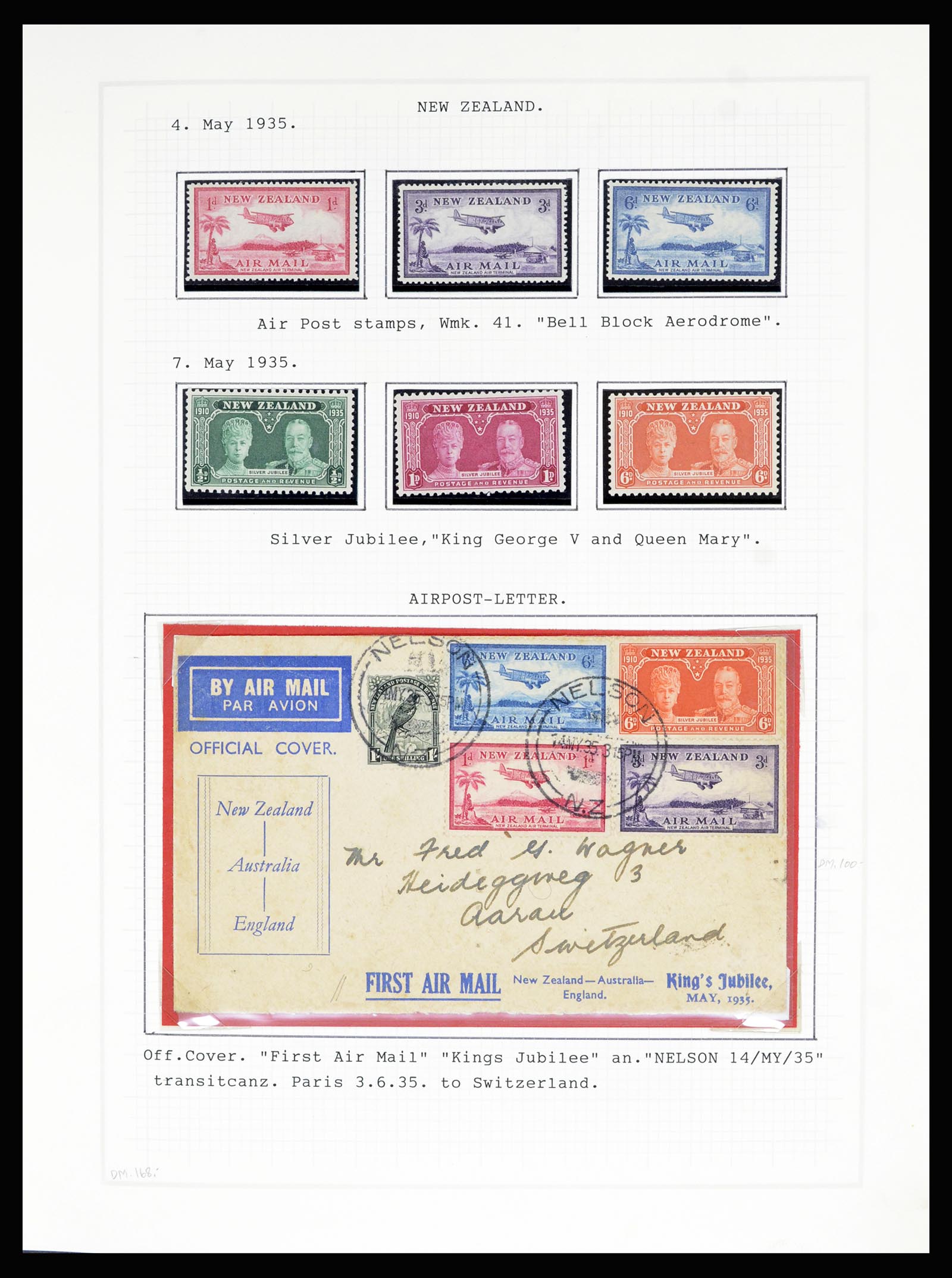36720 045 - Postzegelverzameling 36720 Nieuw Zeeland 1855-1990.
