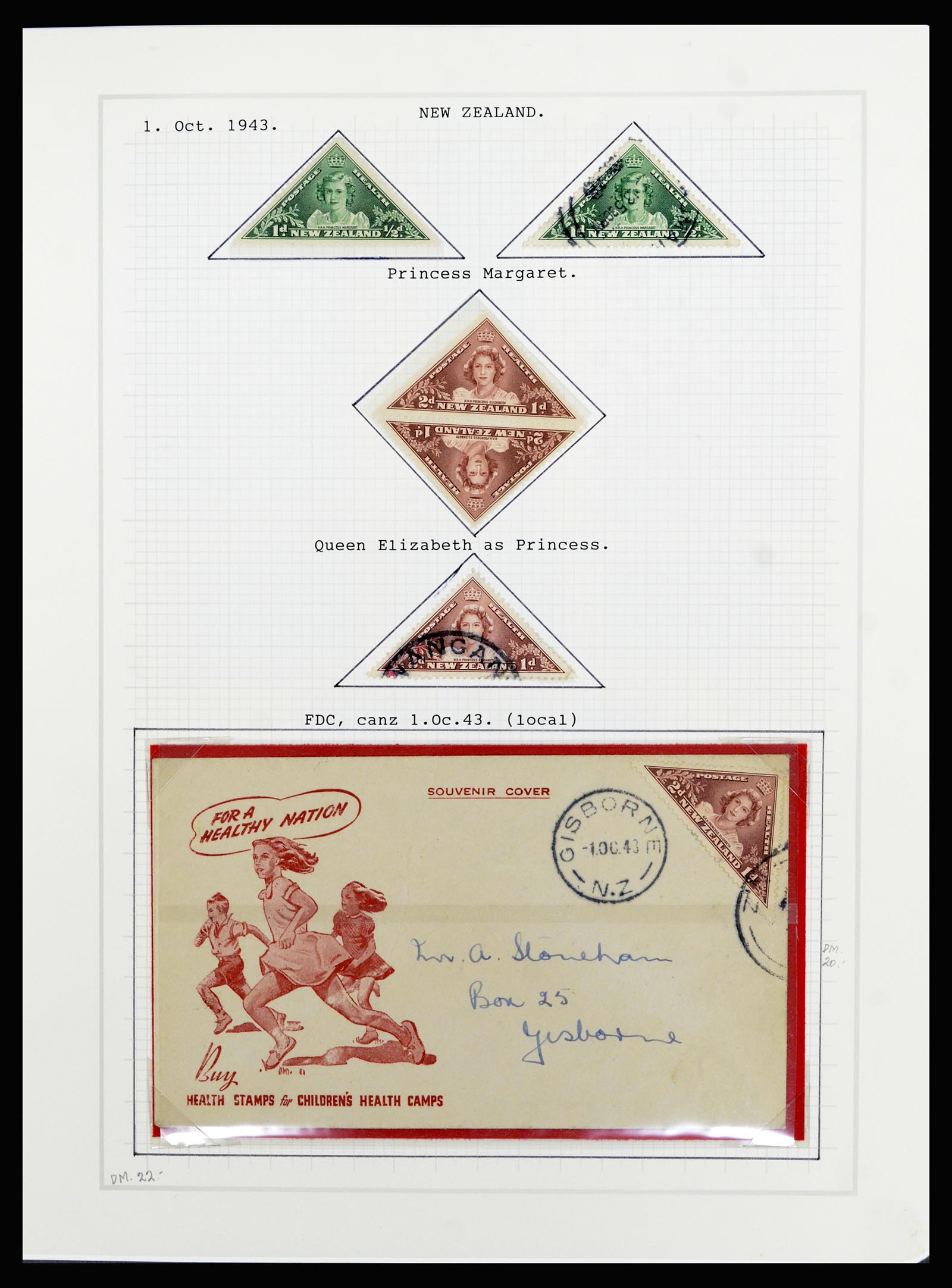 36720 055 - Postzegelverzameling 36720 Nieuw Zeeland 1855-1990.