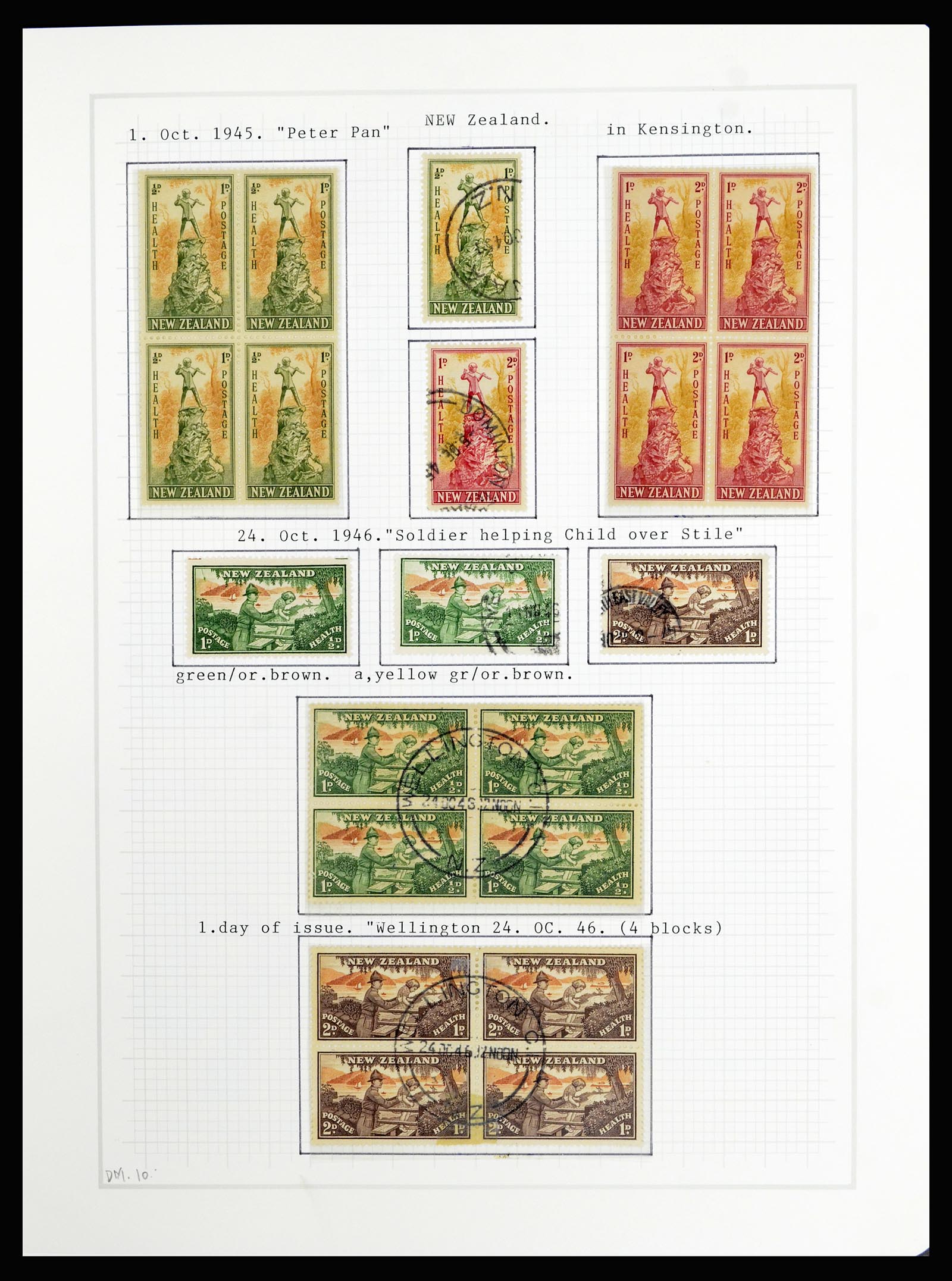 36720 056 - Postzegelverzameling 36720 Nieuw Zeeland 1855-1990.
