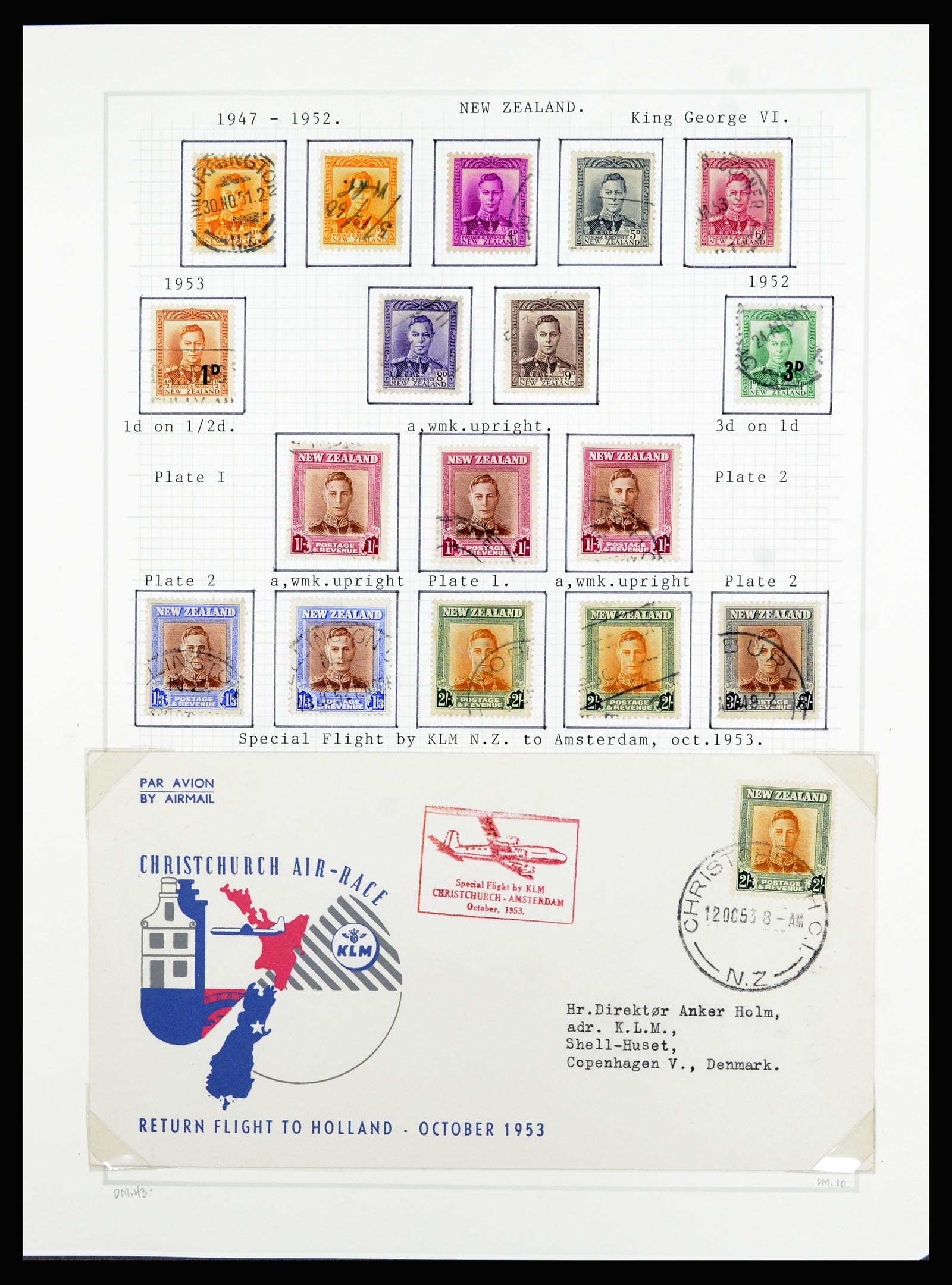 36720 057 - Postzegelverzameling 36720 Nieuw Zeeland 1855-1990.