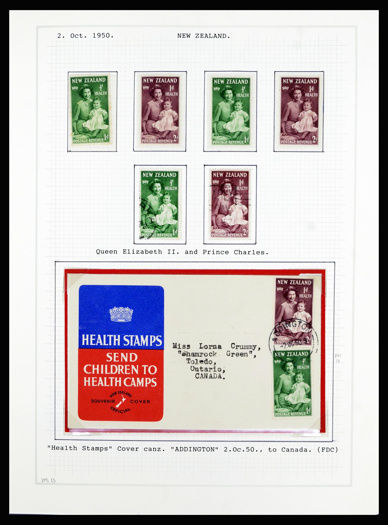 36720 059 - Postzegelverzameling 36720 Nieuw Zeeland 1855-1990.
