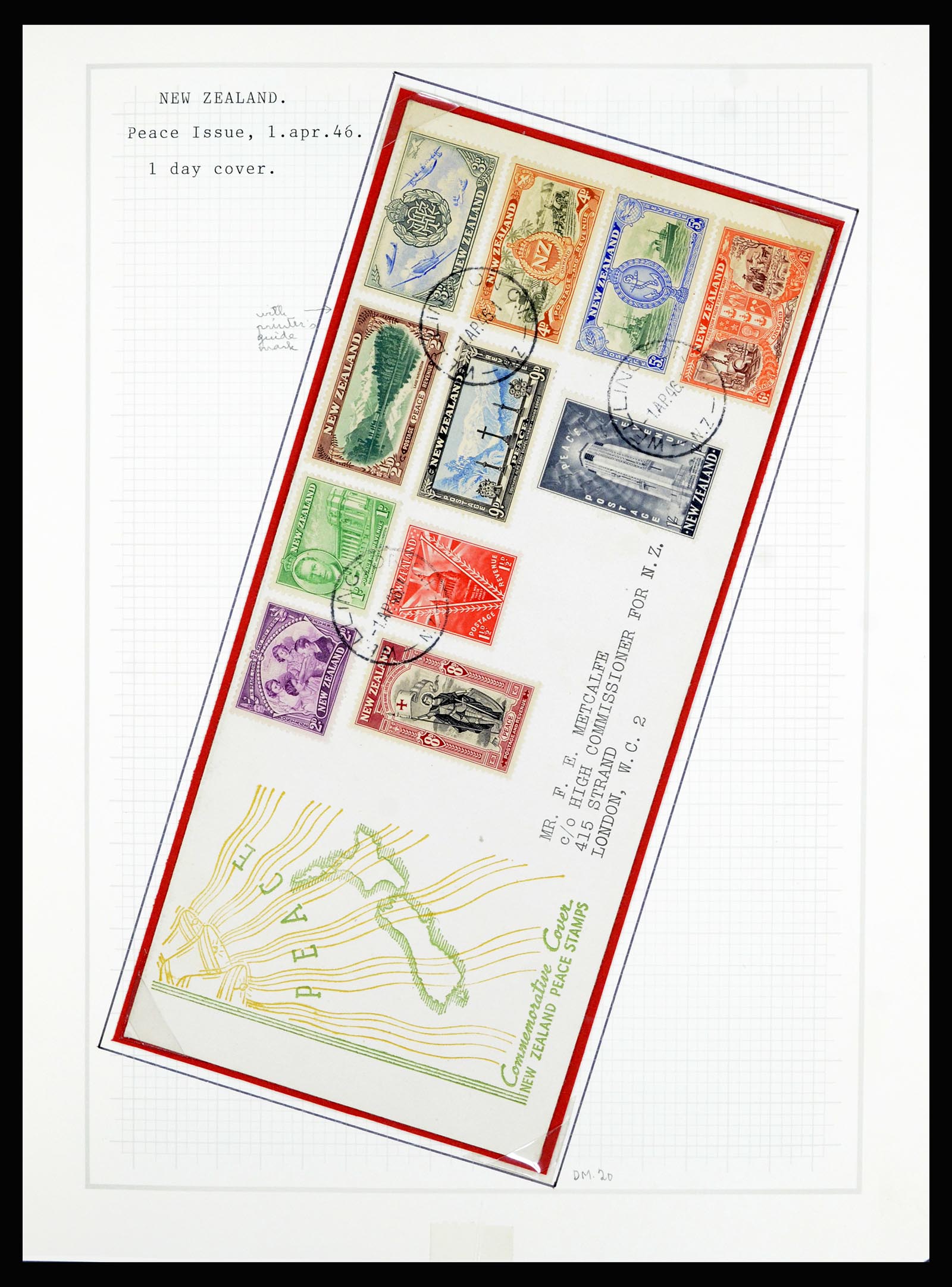36720 060 - Postzegelverzameling 36720 Nieuw Zeeland 1855-1990.