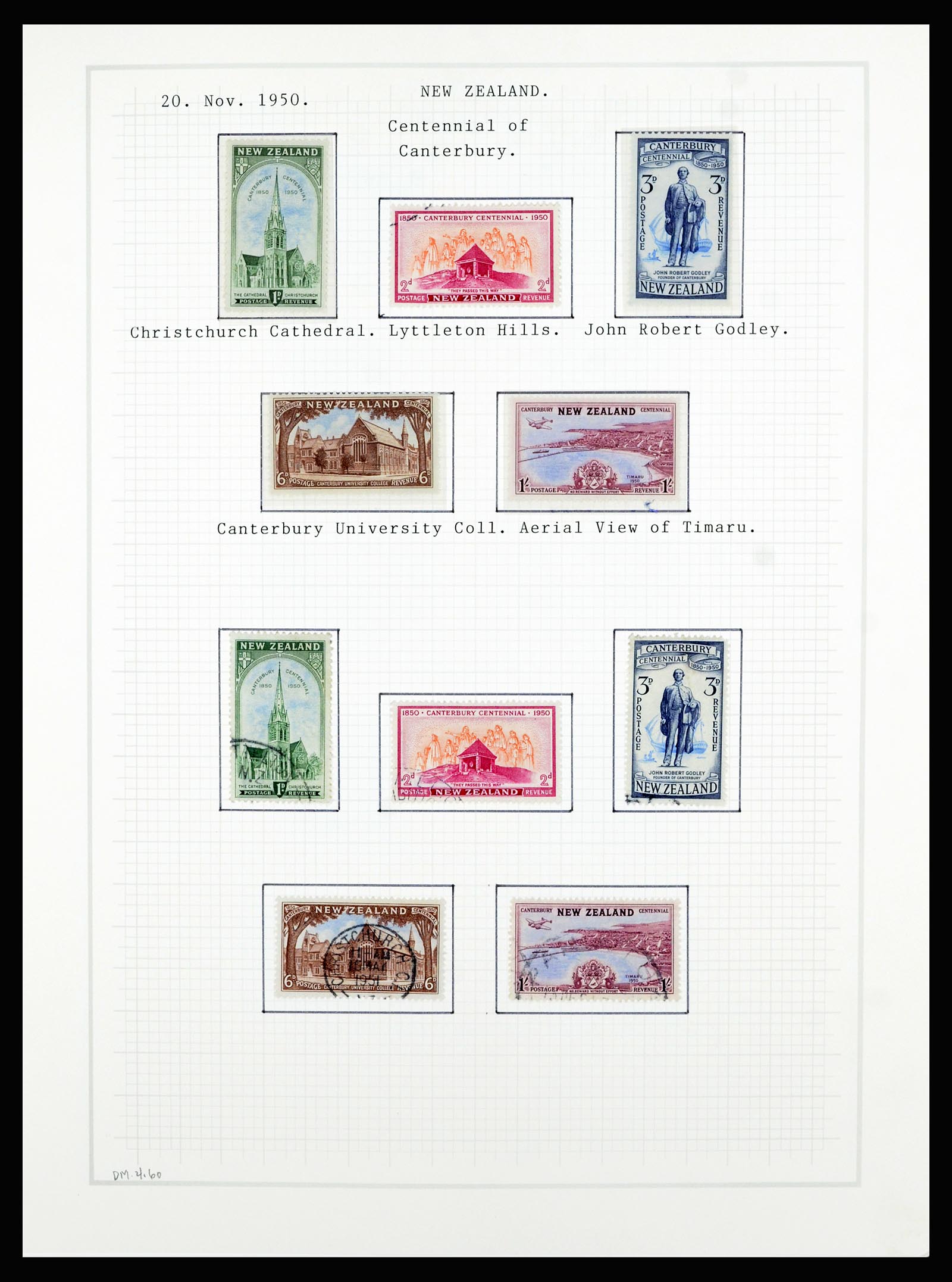 36720 065 - Stamp collection 36720 New Zealand 1855-1990.
