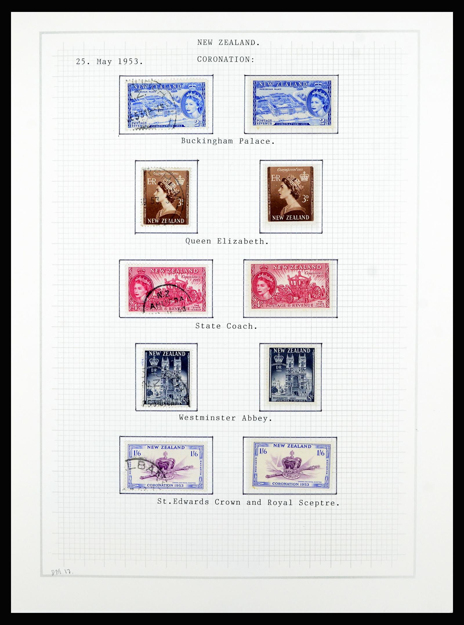 36720 066 - Stamp collection 36720 New Zealand 1855-1990.
