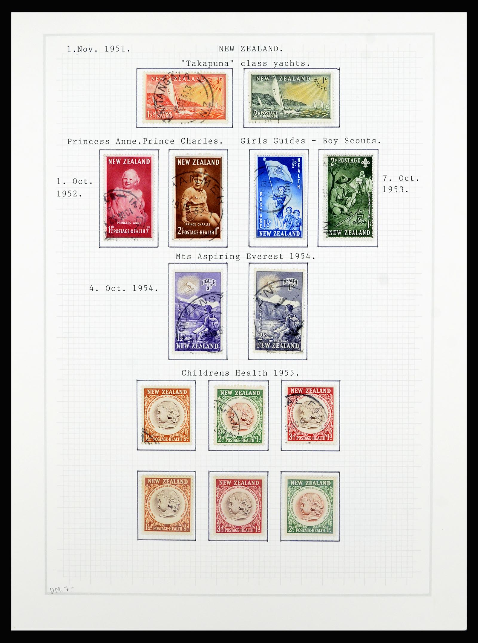 36720 069 - Stamp collection 36720 New Zealand 1855-1990.