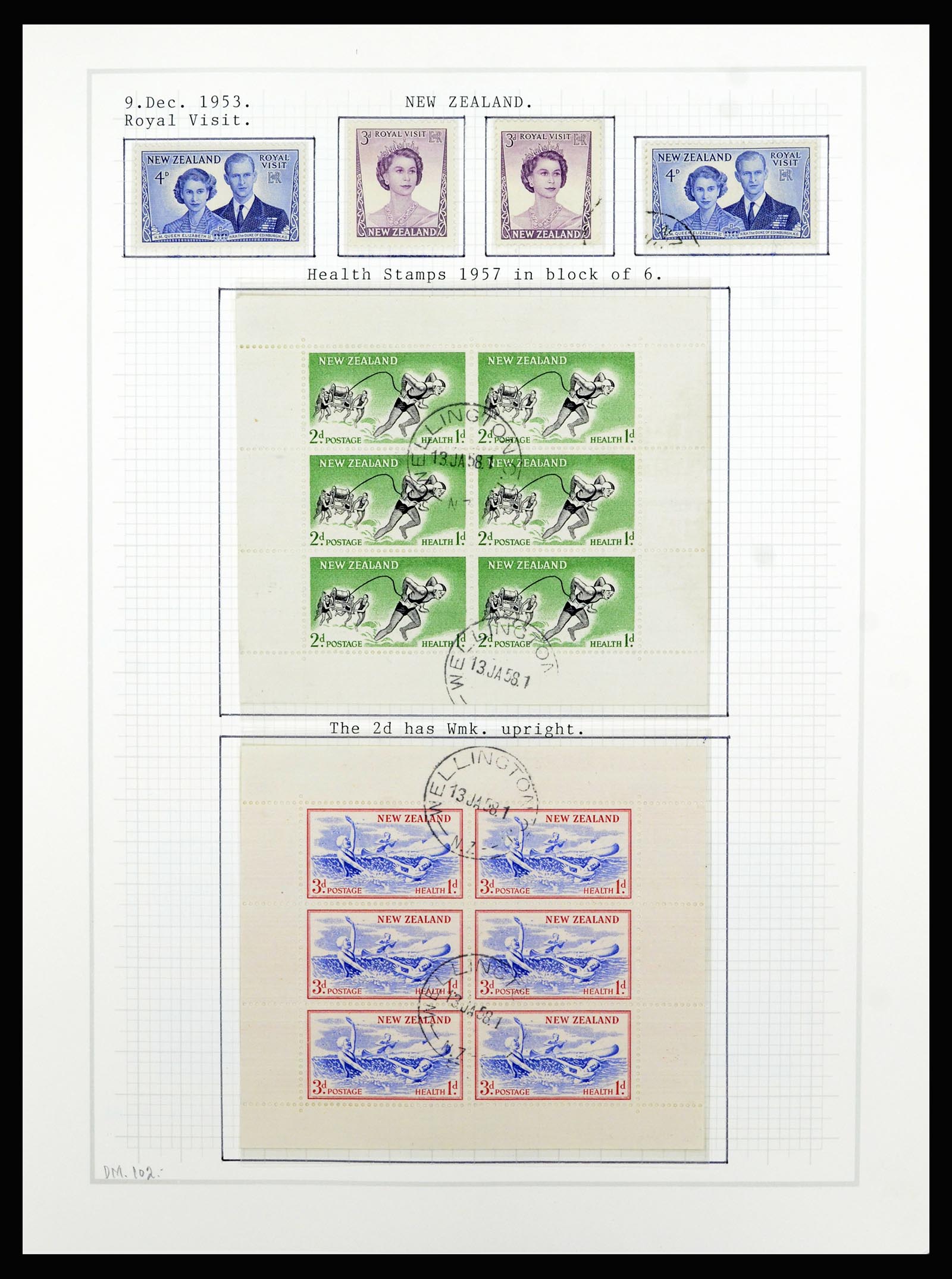 36720 071 - Stamp collection 36720 New Zealand 1855-1990.