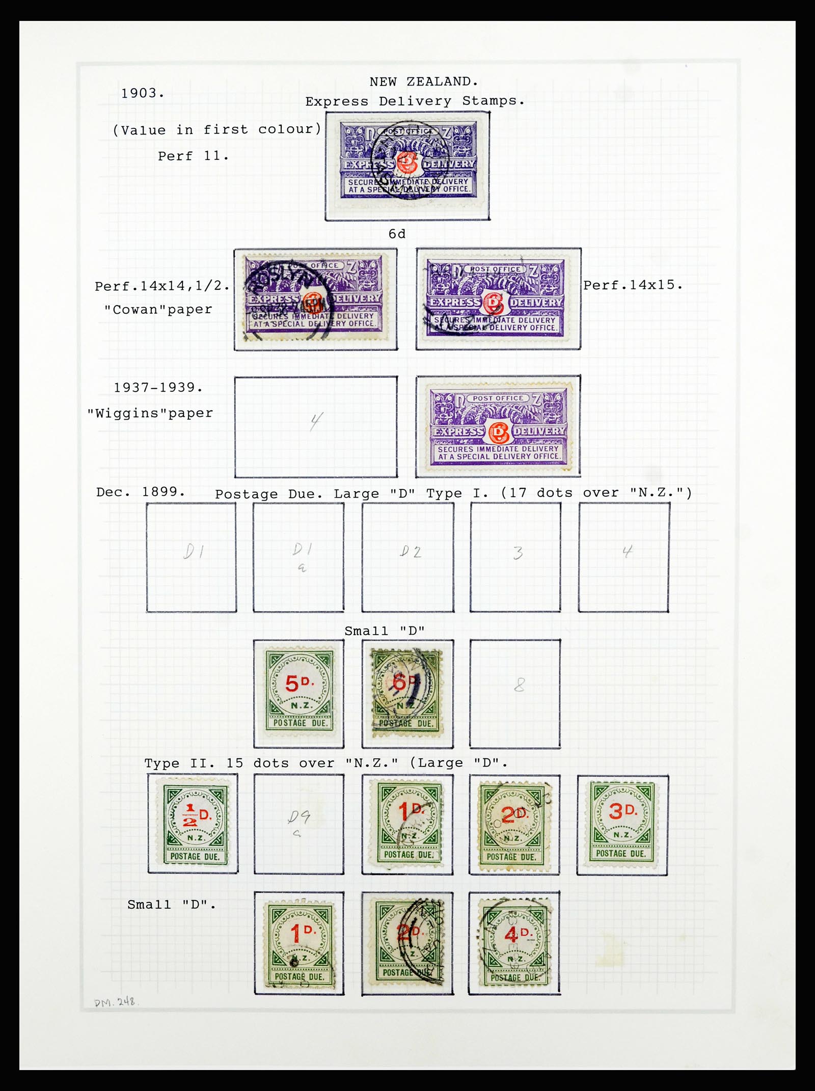 36720 078 - Stamp collection 36720 New Zealand 1855-1990.