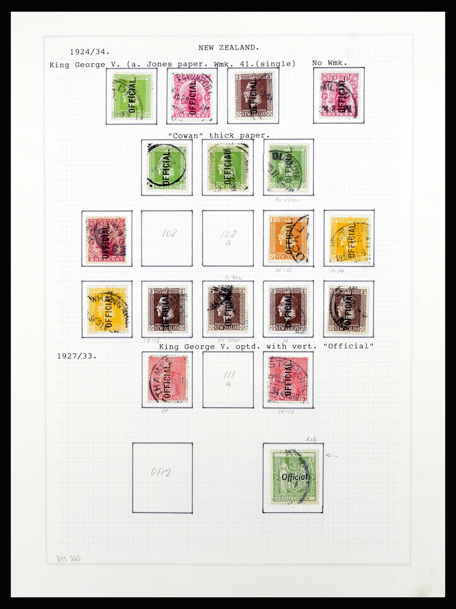 36720 083 - Postzegelverzameling 36720 Nieuw Zeeland 1855-1990.