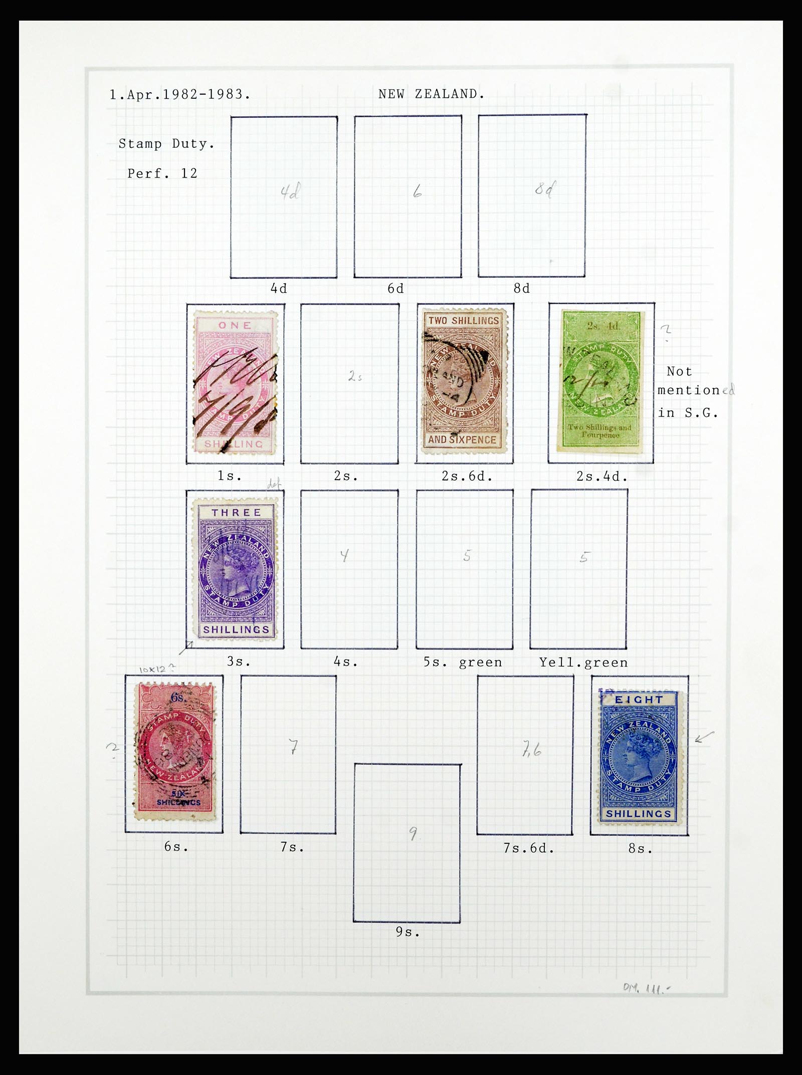 36720 093 - Postzegelverzameling 36720 Nieuw Zeeland 1855-1990.